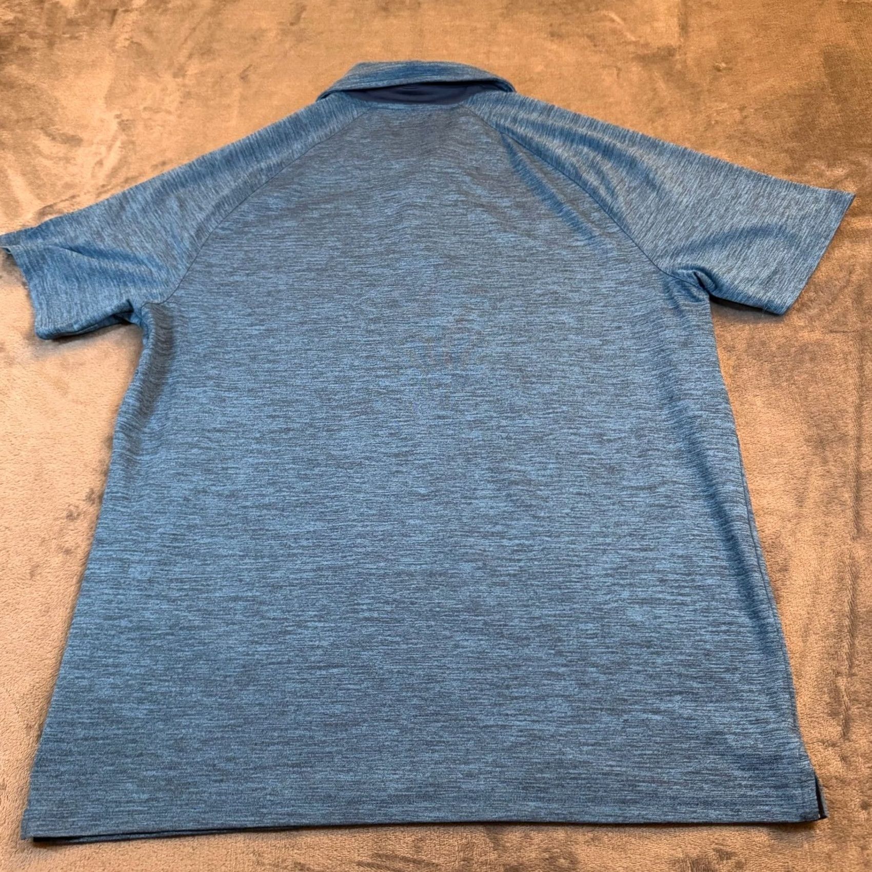 Hurley Hurley Performance Polo Shirt Mens Medium Blue Heathered Stretch Polo Shirt Size US M / EU 48-50 / 2 - 4 Thumbnail