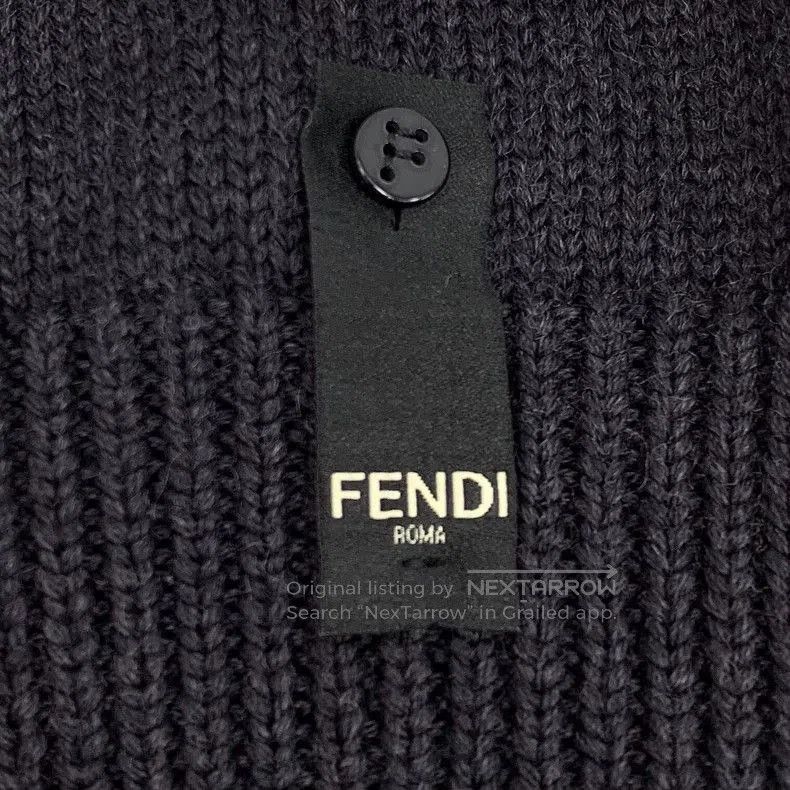 Fendi Fendi Colorblock Letter Star Wool Sweater. Size US M / EU 48-50 / 2 - 5 Thumbnail