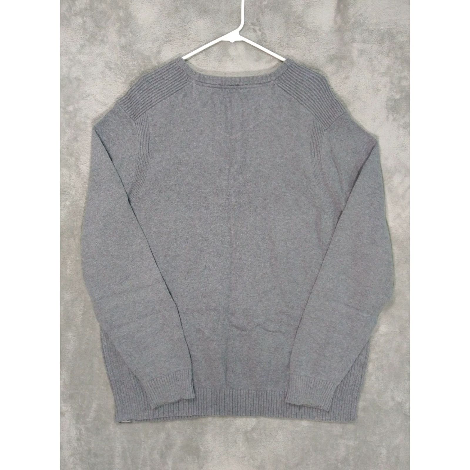 Eddie Bauer Eddie Bauer Sweater Mens 2XLT Gray Henley Pullover Long Sleeve Cotton Casual Size US XXL / EU 58 / 5 - 2 Thumbnail
