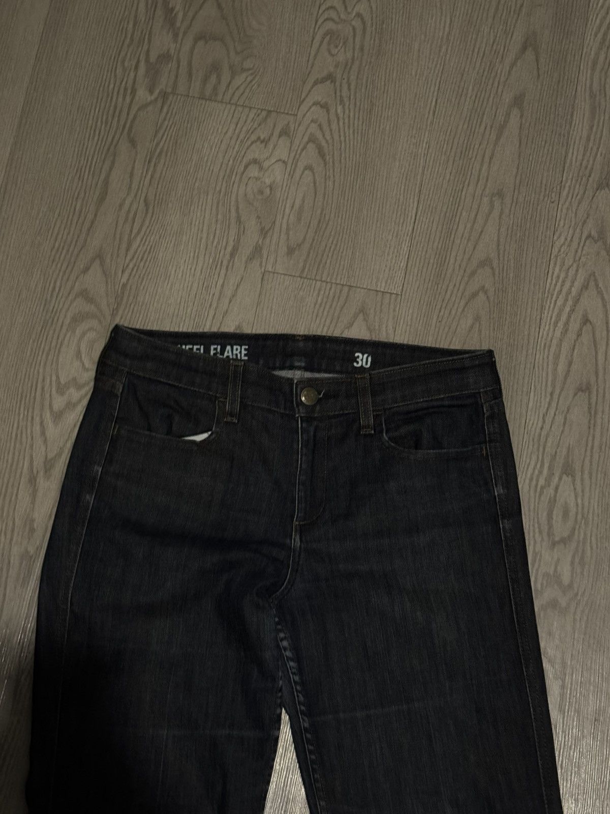 Other If Six Was Nine Style Raw Denim Flared Jeans Size US 30 / EU 46 - 6 Thumbnail