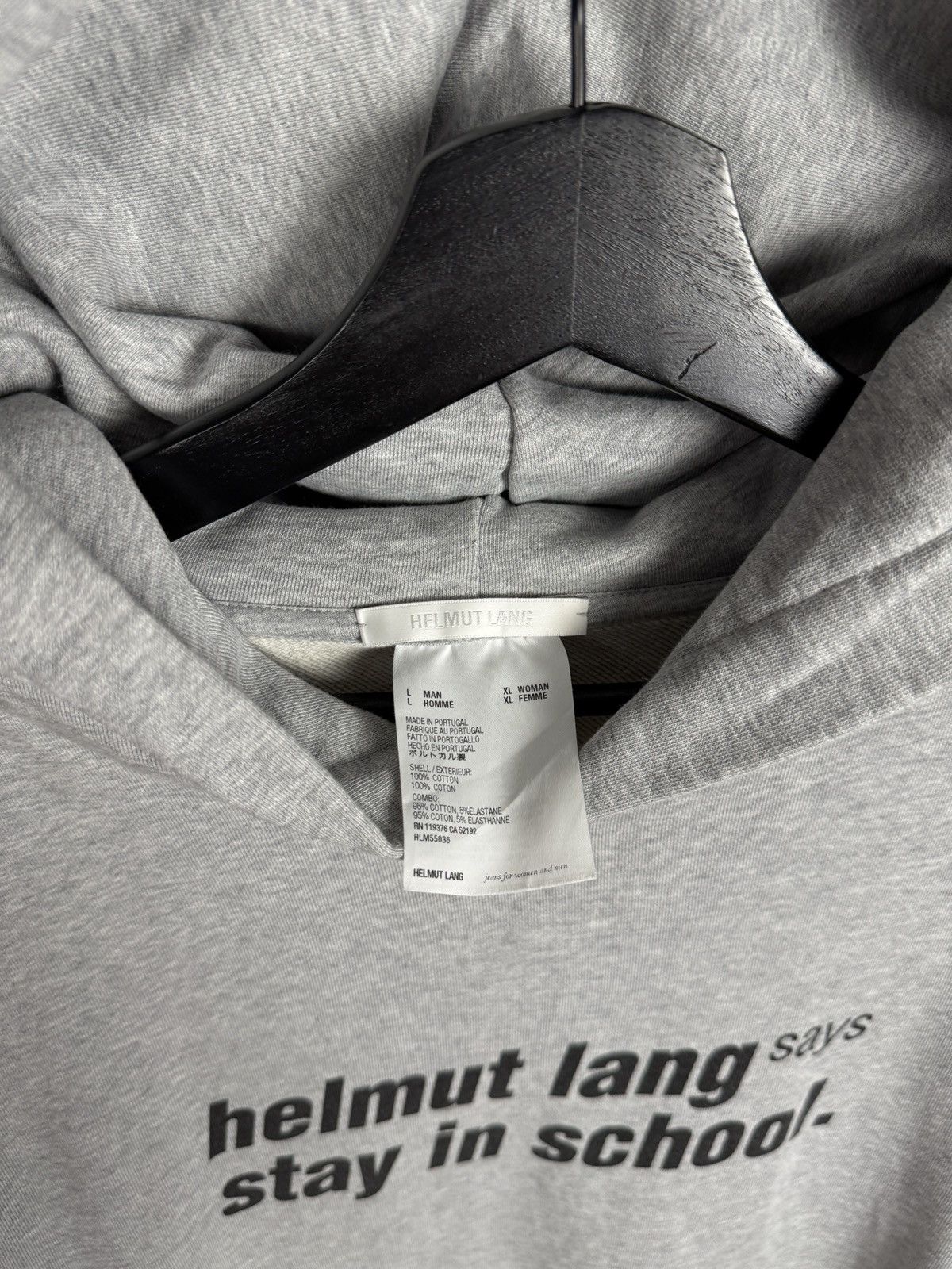Helmut Lang Very rare helmut lang mens oversize hoodie sweater Size US L / EU 52-54 / 3 - 6 Thumbnail