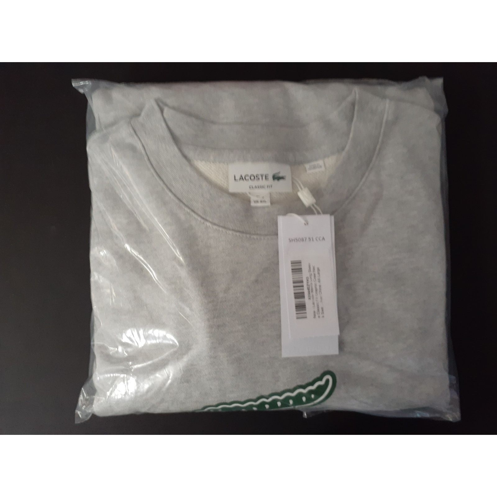 Lacoste Lacoste Men's Classic Fit Graphic Crew Neck Sweatshirt 4XL Size US XXL / EU 58 / 5 - 2 Thumbnail