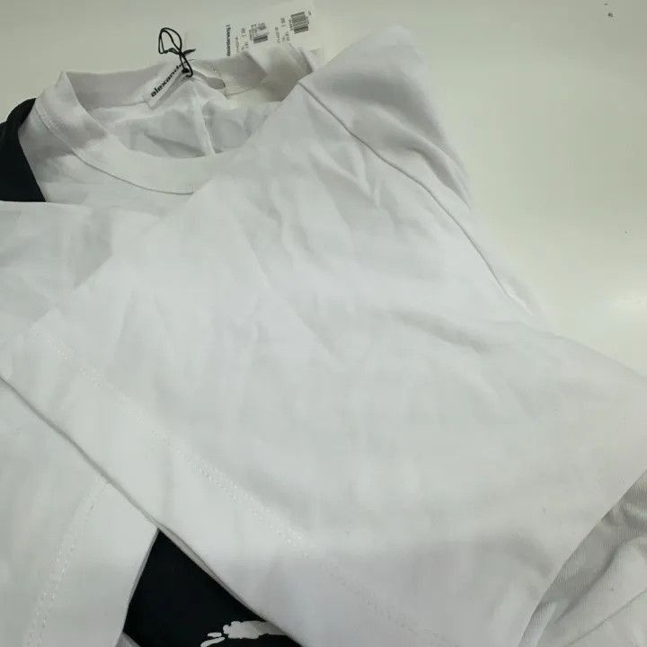 Alexander Wang Alexander Wang Short Sleeve Knotted Top in White - Size L / US 10 / IT 46 - 9 Thumbnail