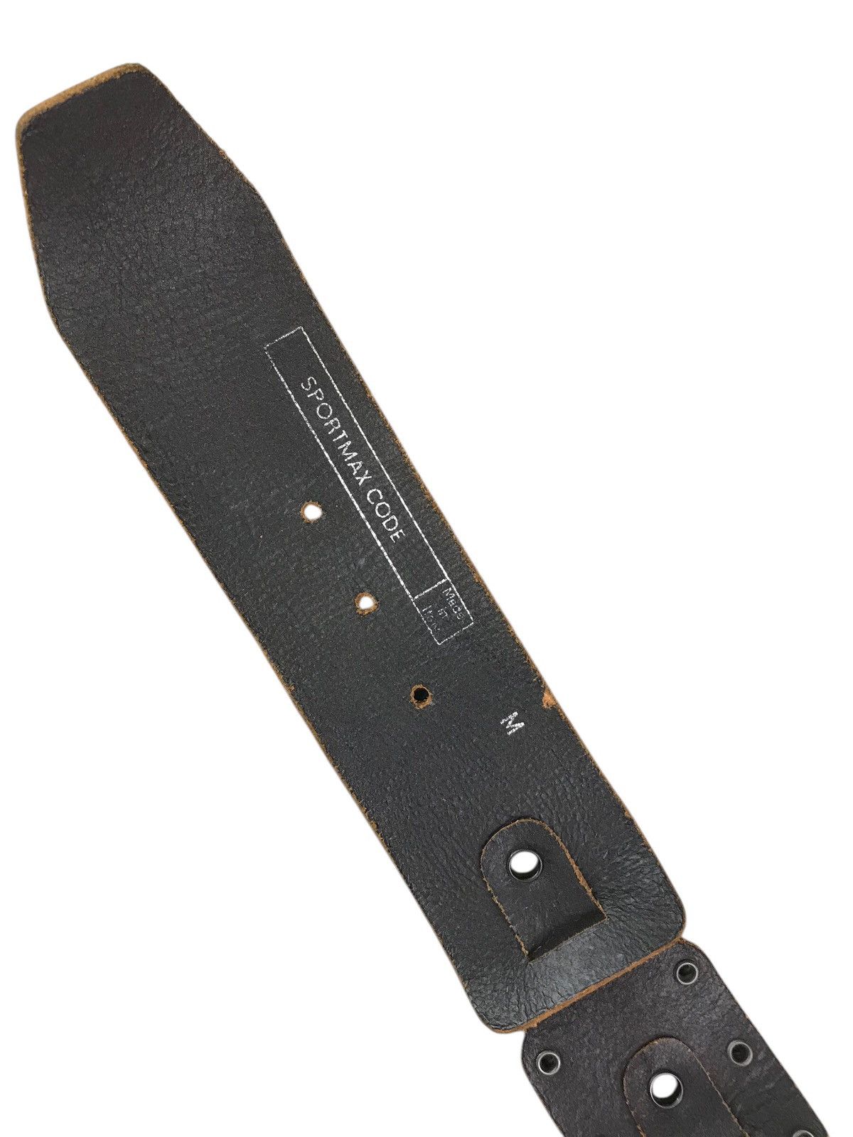 Max Mara × Sportmax STUDDED LEATHER WAIST BELT STEAMPUNK SPORTMAX BY MAX MARA Size ONE SIZE - 12 Thumbnail