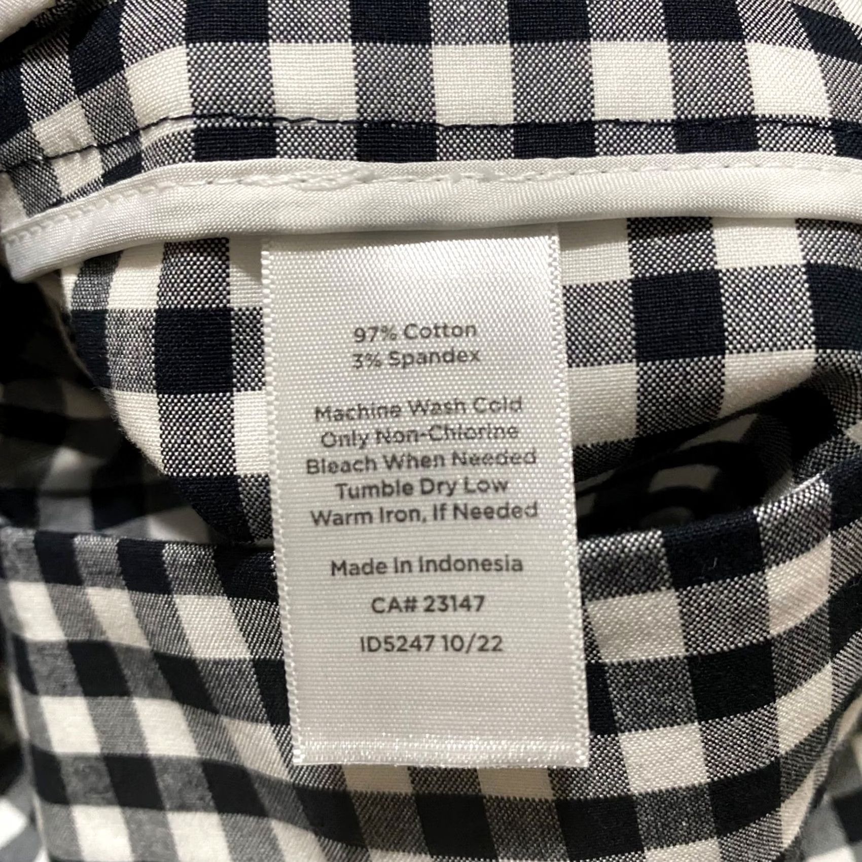 Talbots Talbots Chatham Pants 10P Black Plaid Straight Ankle Office Business Casual Women's Petite Regular Fit Caprise Style Size 32" / US 10 / IT 46 - 4 Thumbnail