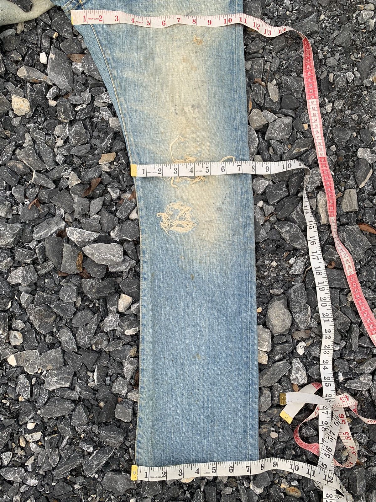 Kapital Nano Universe Mudwash Faded&Rusty Japanese Distressed Denim Size US 31 - 20 Thumbnail