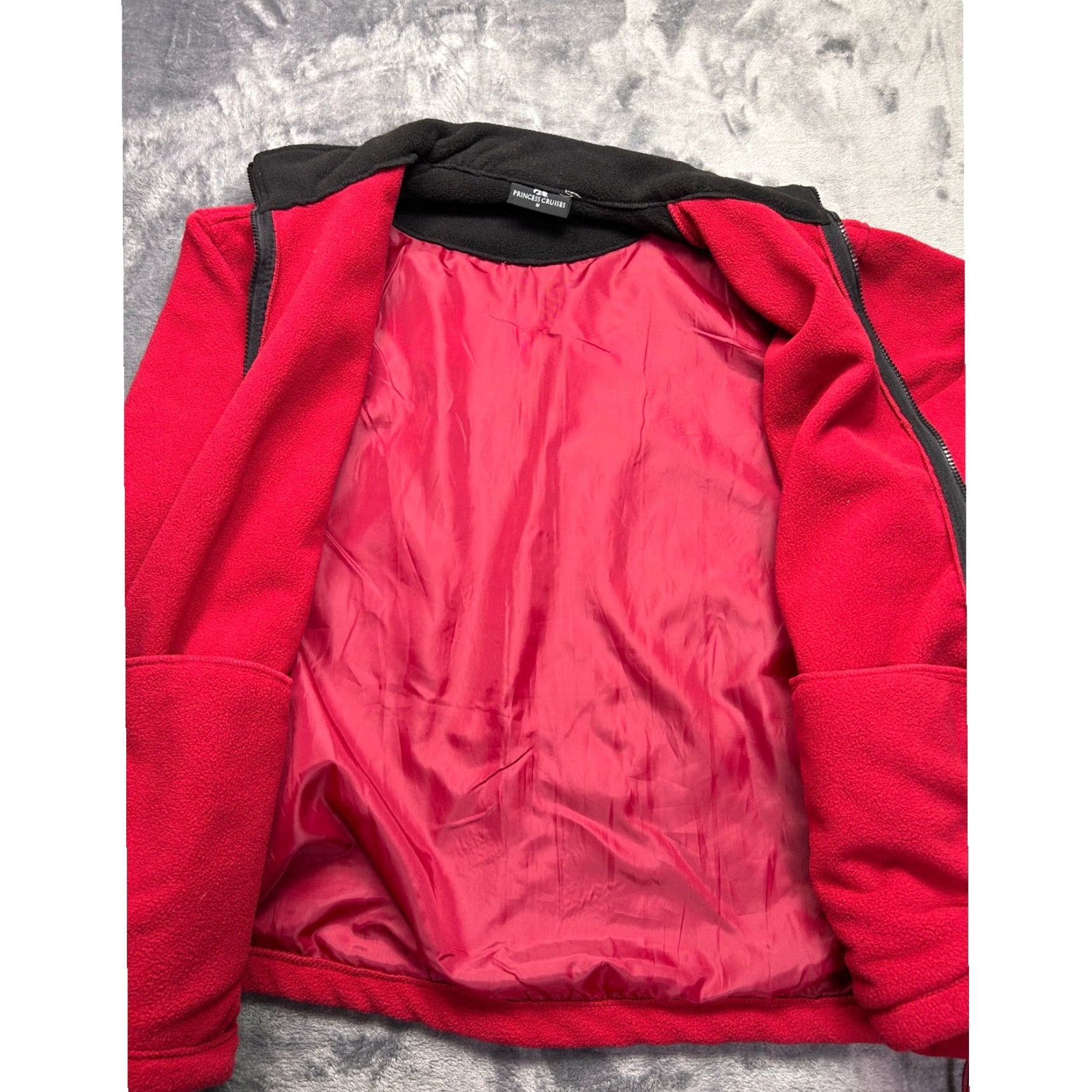 Vintage VINTAGE Princess Cruises Fleece Jacket Red Full Zip Penguin Embroidered M Unisex Adults Sweatshirt 90s Animals Beach Size M Mens/Womens Size US M / EU 48-50 / 2 - 5 Thumbnail