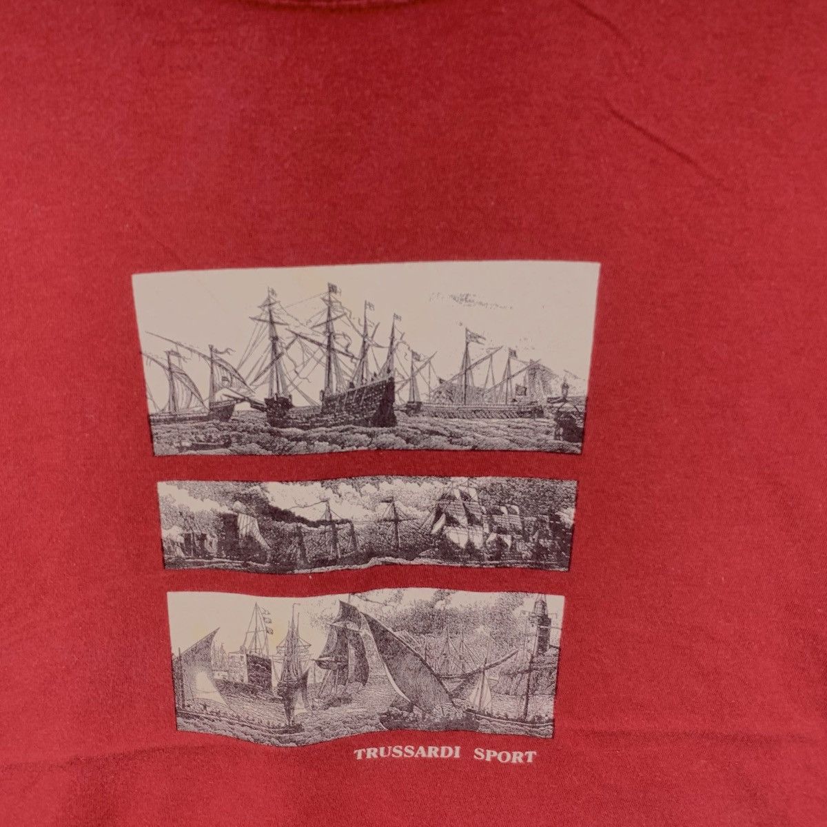 Trussardi Vintage TRUSSARDI SPORT 19th Century Steel Engravings Size US L / EU 52-54 / 3 - 6 Thumbnail