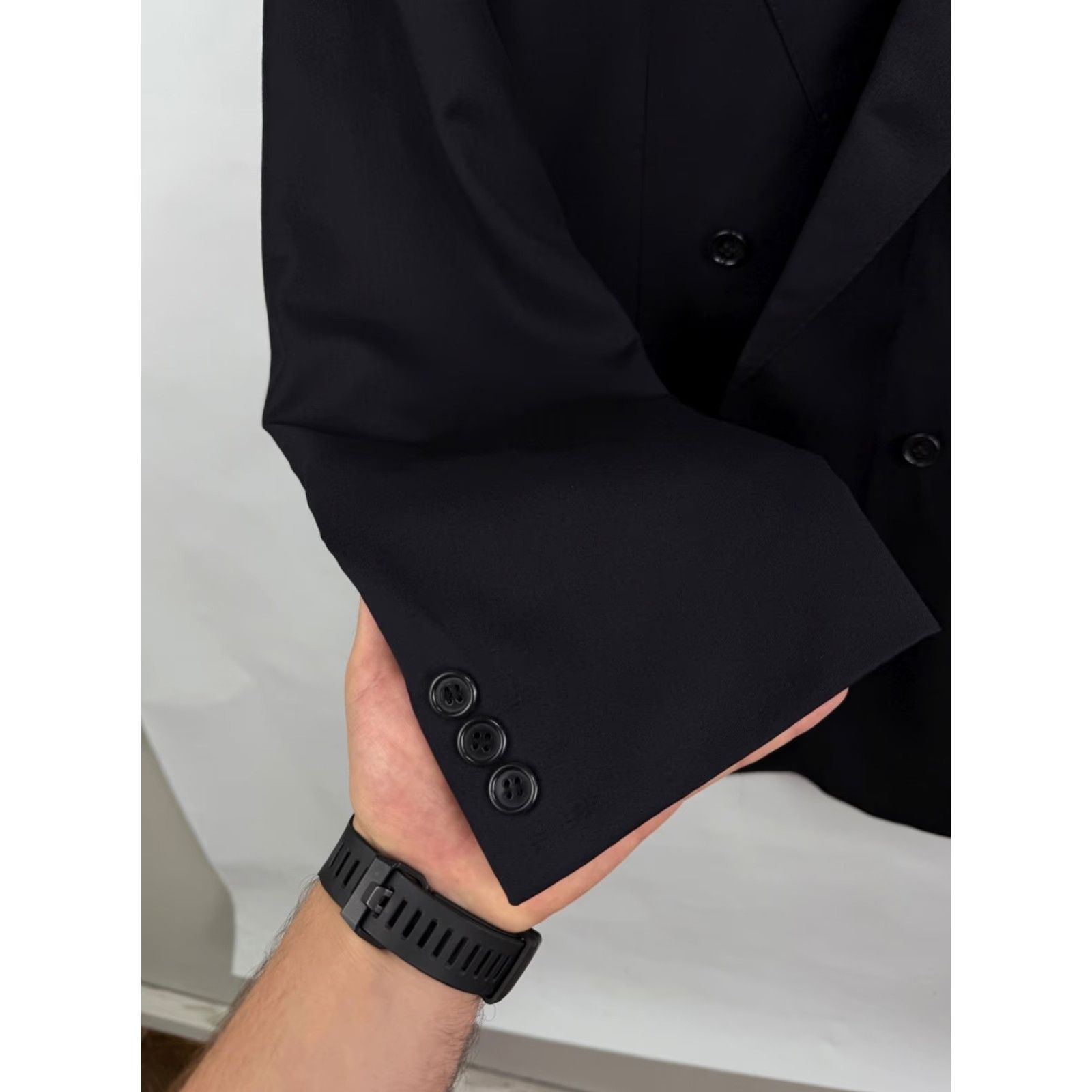 Loro Piana VINTAGE Loro Piana Blazer Men M/L Black Retro Rare Blazer Size 40R - 5 Thumbnail