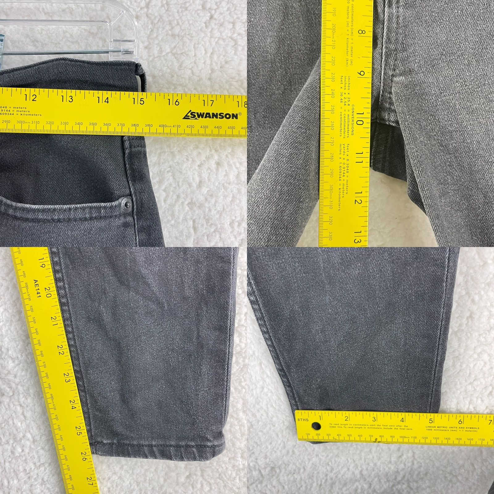 Everlane Everlane Jeans Womens 30 Black Denim Straight Leg Mid Rise Minimalist Casual Size 30" / US 8 / IT 44 - 8 Thumbnail