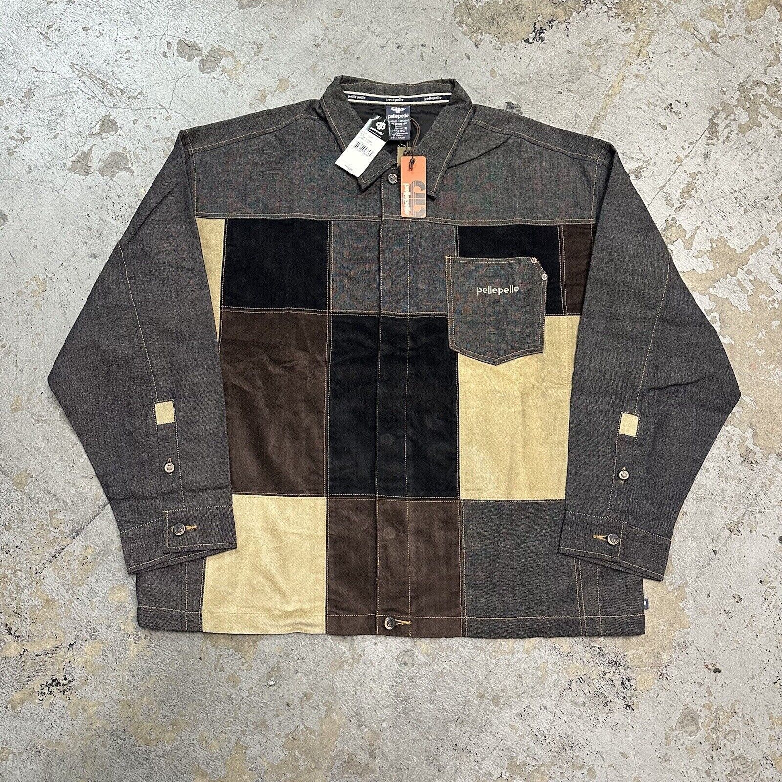 Fubu × JNCO × Pelle Pelle NWT Vintage Pelle Pelle Baggy Patchwork Full Set NEW Size US XXL / EU 58 / 5 - 2 Thumbnail