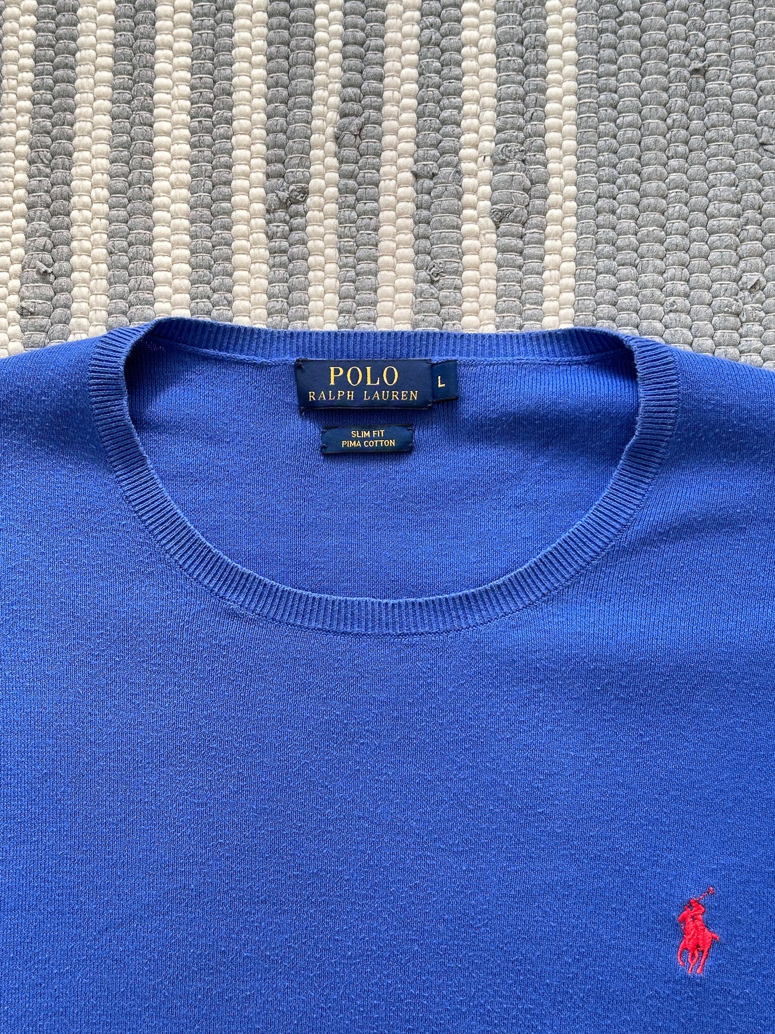 Polo Ralph Lauren Polo Ralph Lauren Blue Jumper Sweater Pullover Size US L / EU 52-54 / 3 - 6 Thumbnail