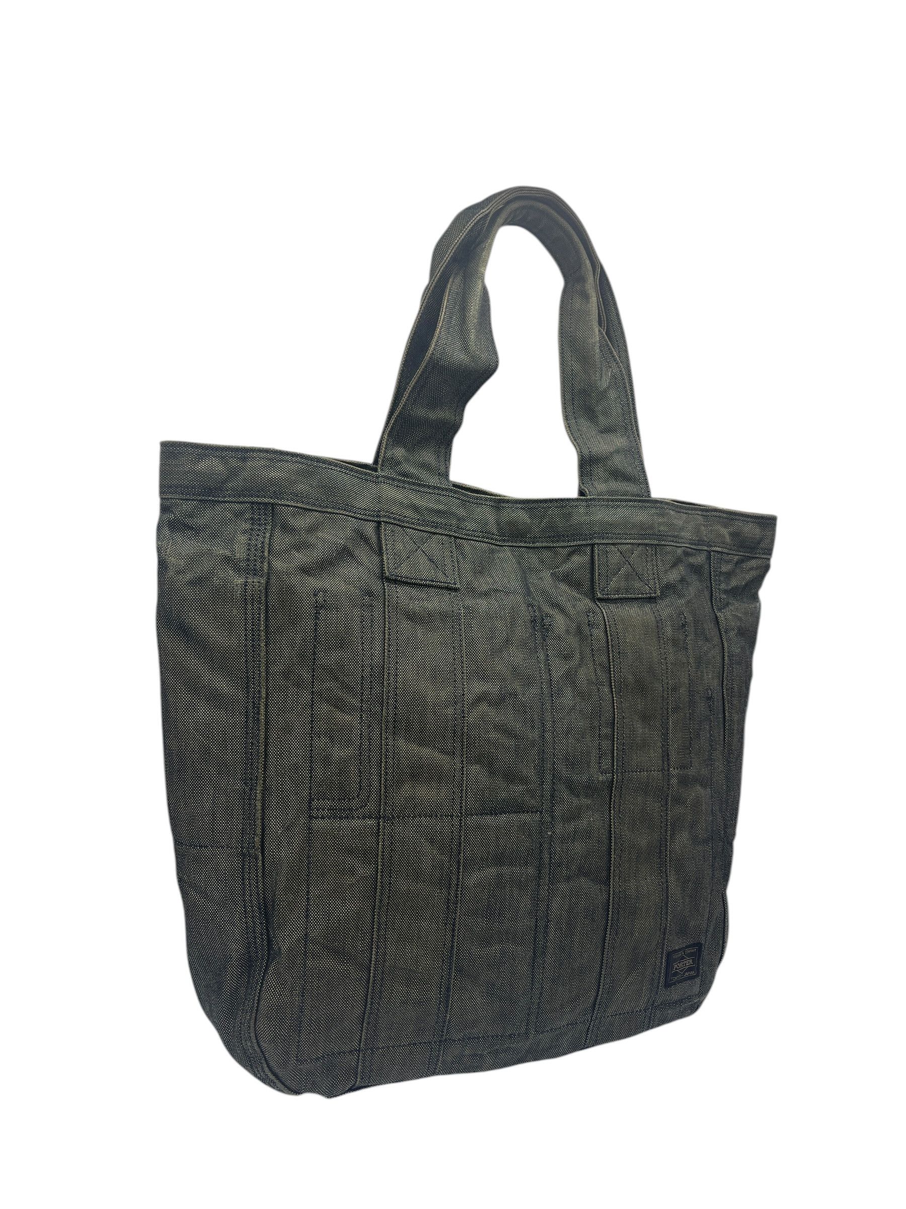 Porter Porter Yoshida Smoky Tote Bag Olive Canvas Japan Made Size ONE SIZE - 3 Thumbnail