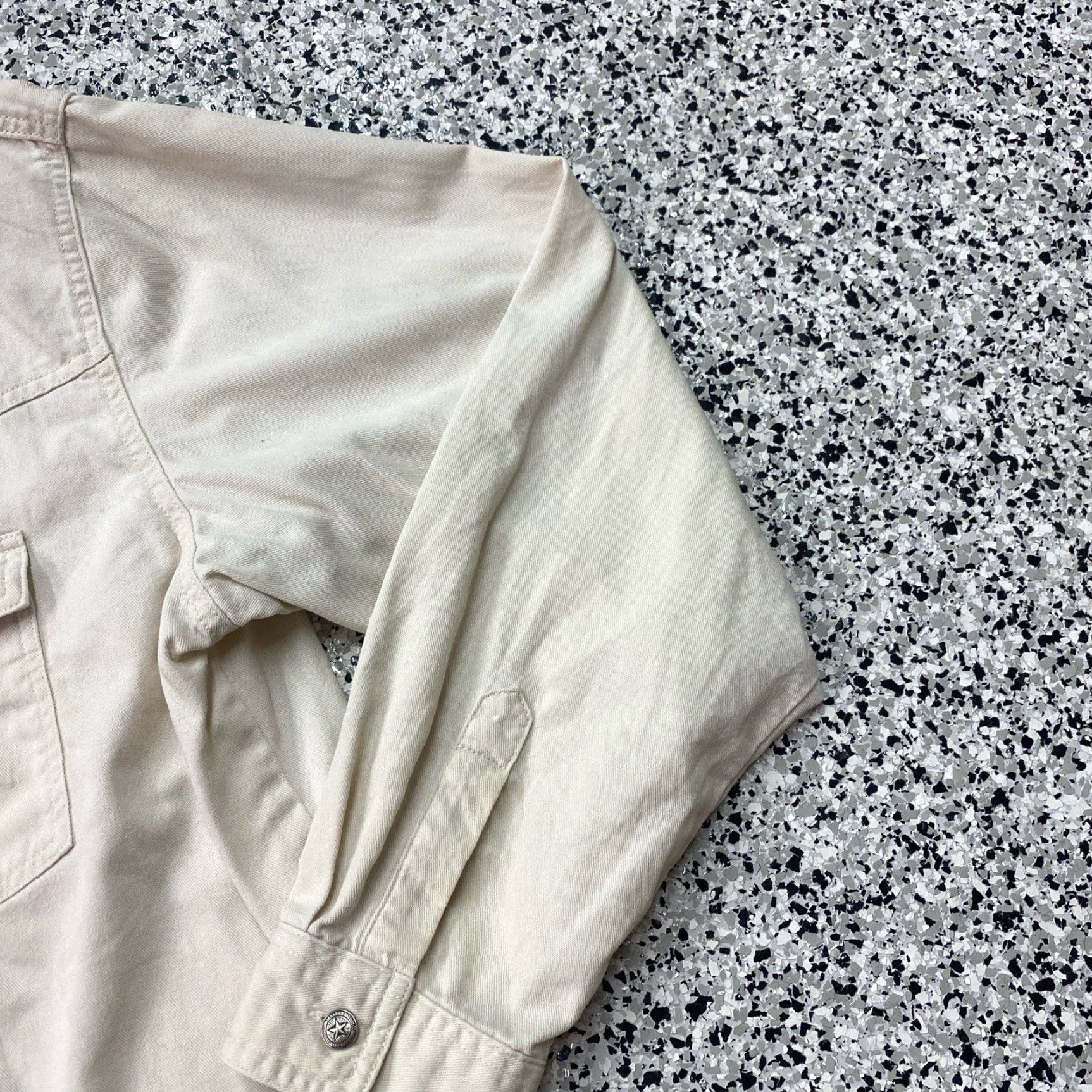 Harley Davidson VINTAGE Harley-Davidson Button-Up Shirt 2XL Beige Long Sleeve Mens Casual Button-Down Collared Pocket Cotton Size US XXL / EU 58 / 5 - 3 Thumbnail