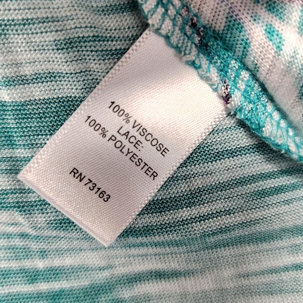 Vintage Cable & Gauge Tank Top Women XL Turquoise Floral Tropical Viscose Beach Coastal Size XL / US 12-14 / IT 48-50 - 6 Thumbnail