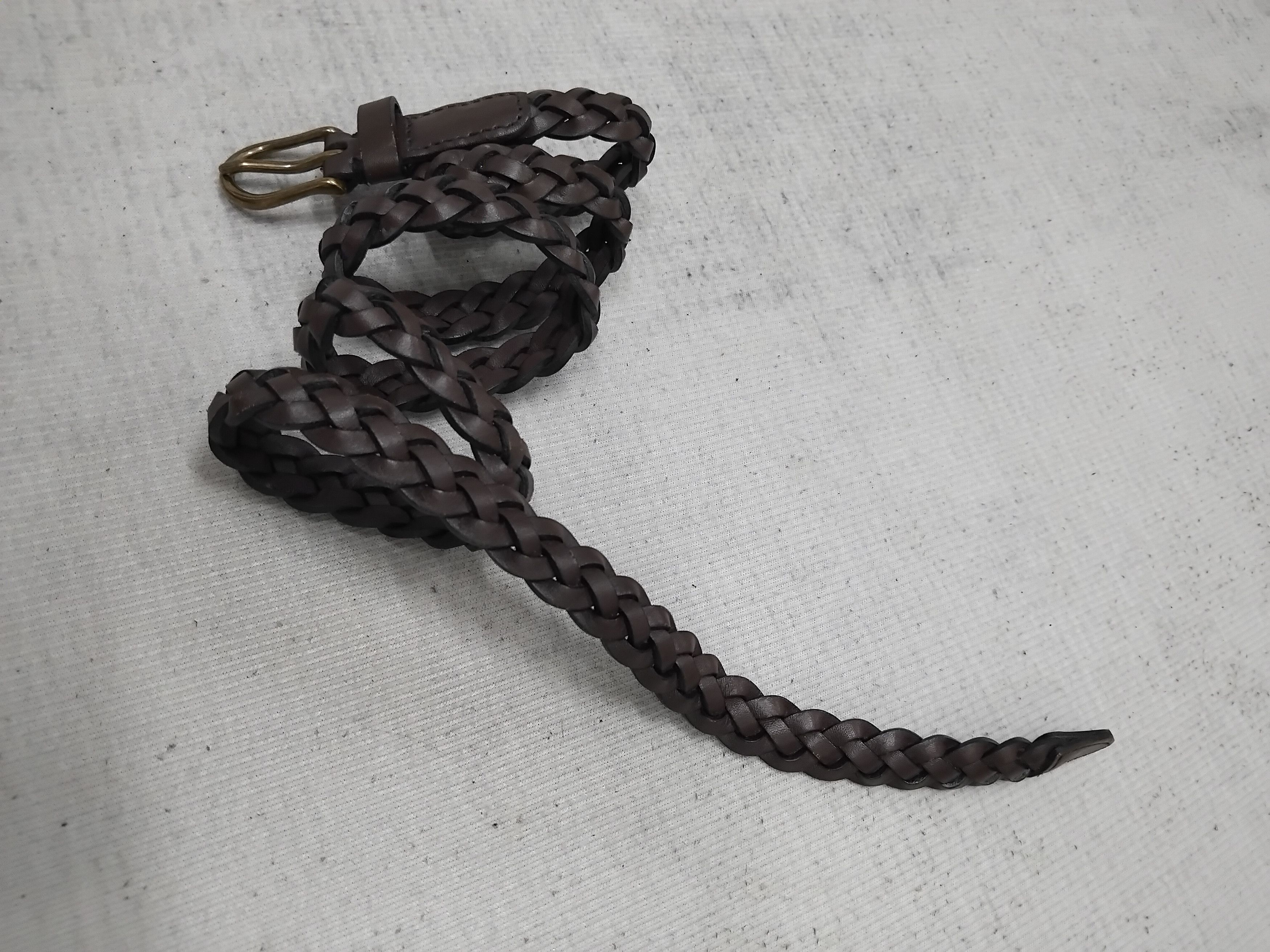 Japanese Brand 💥Unnamed chocolate colour Japanese Leather belt Size ONE SIZE - 4 Thumbnail