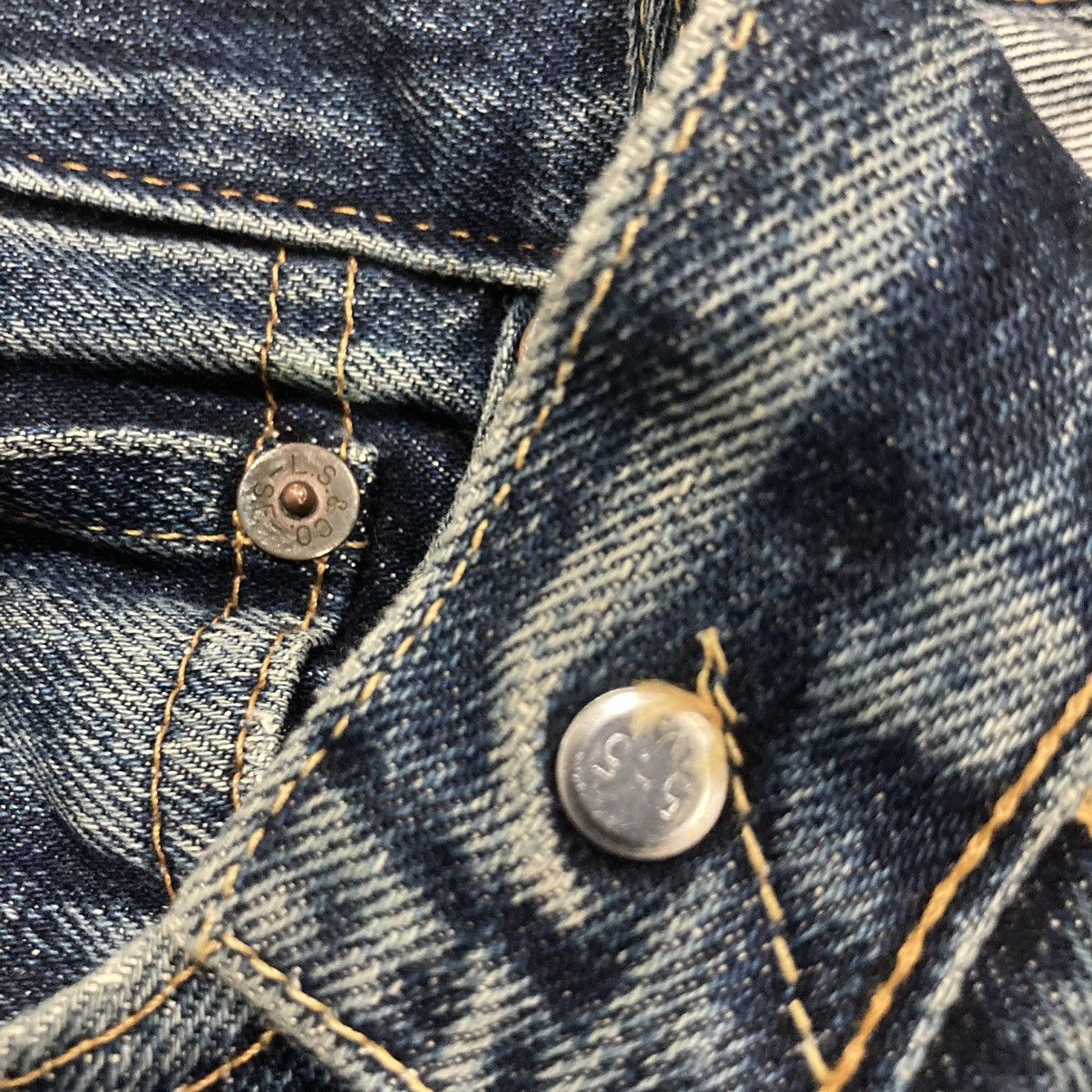 VINTAGE 30x34 LEVI’S BIG E 501XX SELVEDGE DISTRESSED JEANS