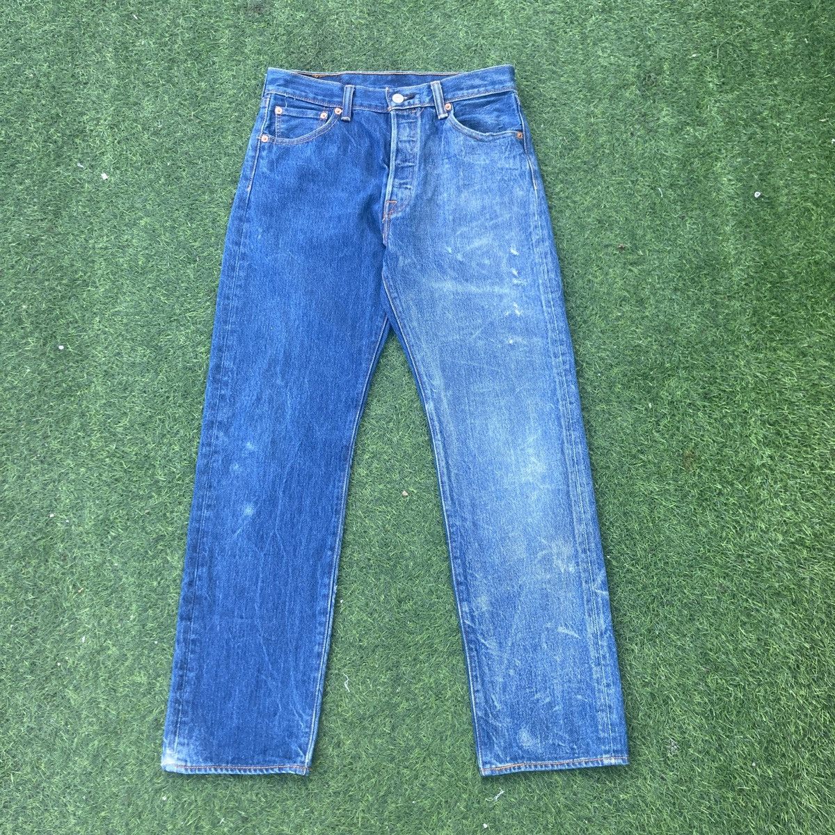 Levi's × Levi's Vintage Clothing × Vintage VINTAGE 90s LEVI’S 501 DISTRESSED JEANS Size US 31 - 1 Thumbnail