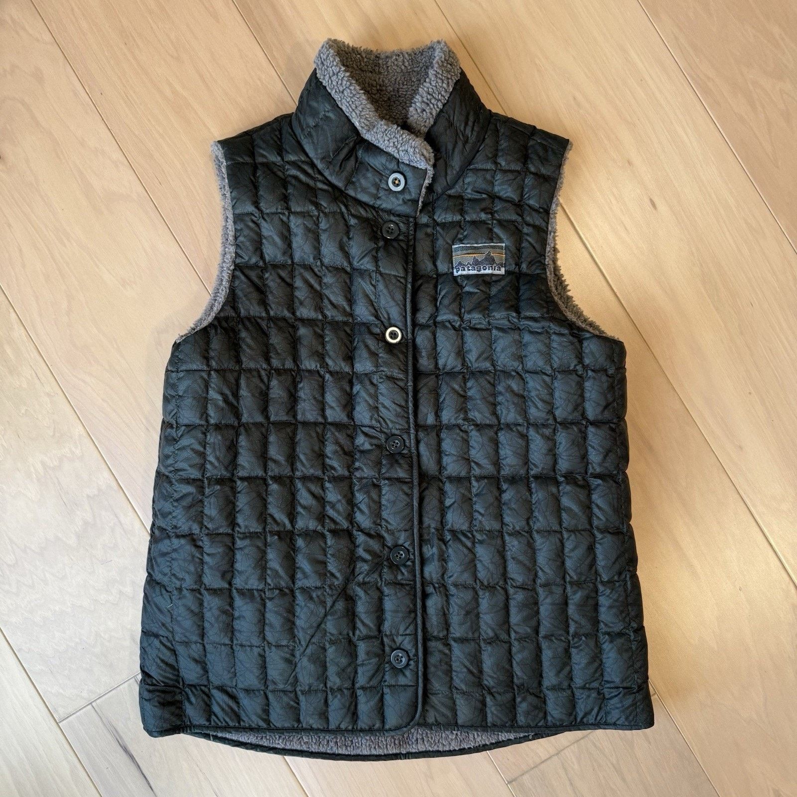 Patagonia Patagonia Recycled Down Fleece Vest Women's M Gray Pile Size M / US 6-8 / IT 42-44 - 8 Thumbnail