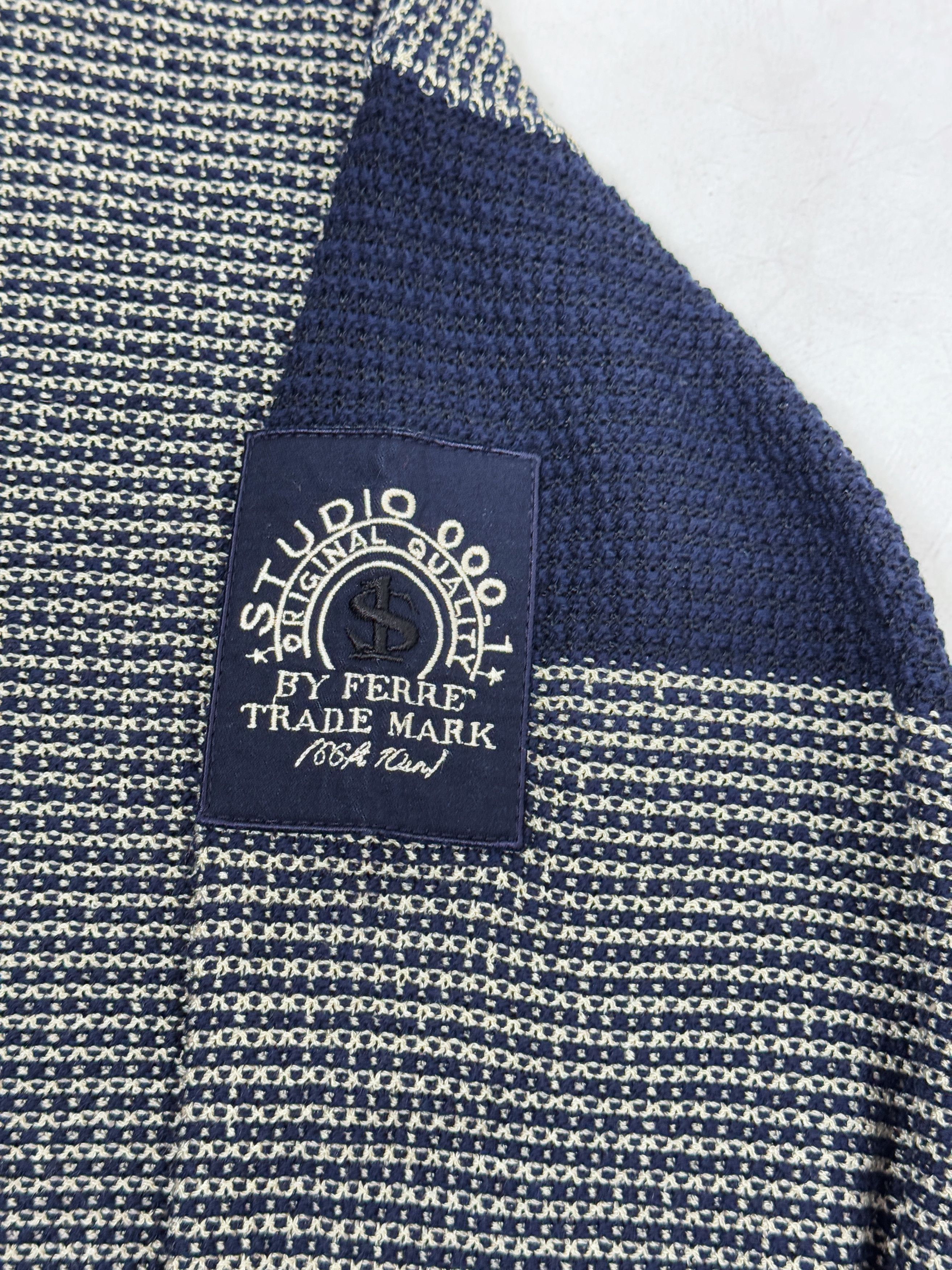 Gianfranco Ferre × Vintage Vintage Gianfranco Ferre Sweater Studio 0001 Wool Size US L / EU 52-54 / 3 - 11 Thumbnail