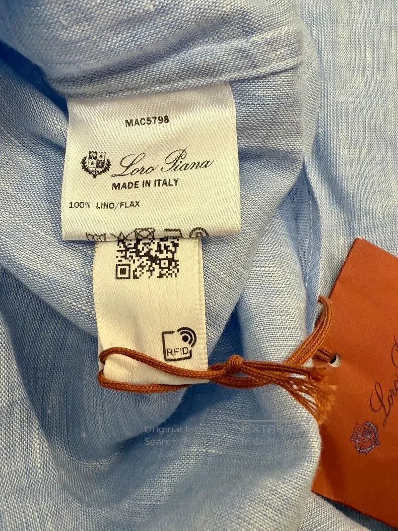 Loro Piana Loro Piana 25SS Aloe Linen Shirt. Size US XXL / EU 58 / 5 - 5 Thumbnail