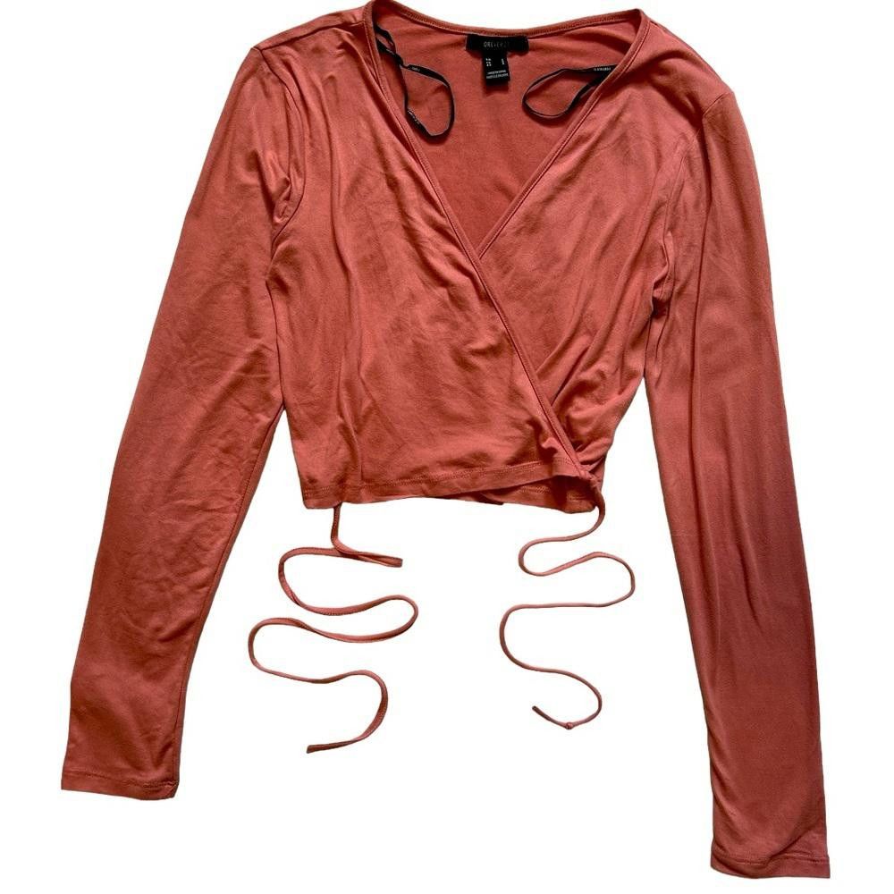 Forever 21 Forever 21 cotton long sleeve Wrap around Size S / US 4 / IT 40 - 2 Thumbnail