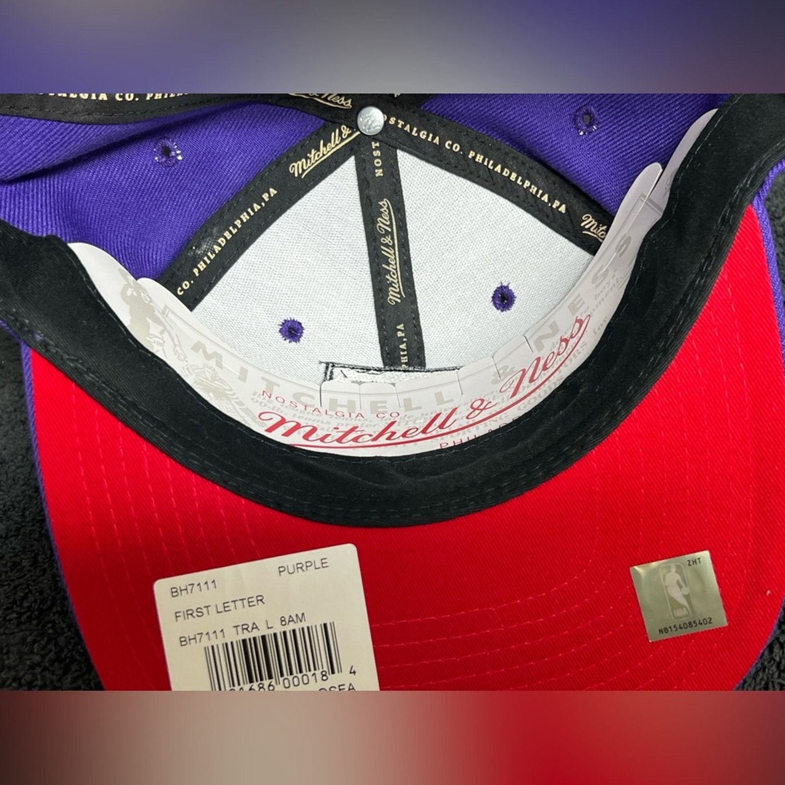 Mitchell & Ness NWT Mitchell & Ness Purple Toronto Raptors HWC Core Snapback Size ONE SIZE - 5 Thumbnail