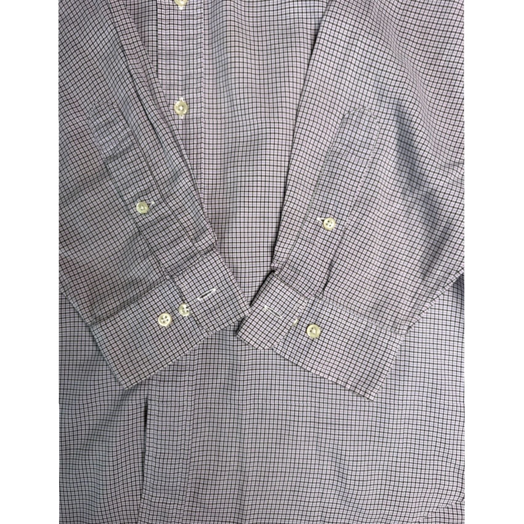Ralph Lauren Ralph Lauren Button Down Shirt Mens 16 32/33 Long Sleeve Yarmouth Checkered Red Button-Up Casual Dress Shirt Size US L / EU 52-54 / 3 - 4 Thumbnail