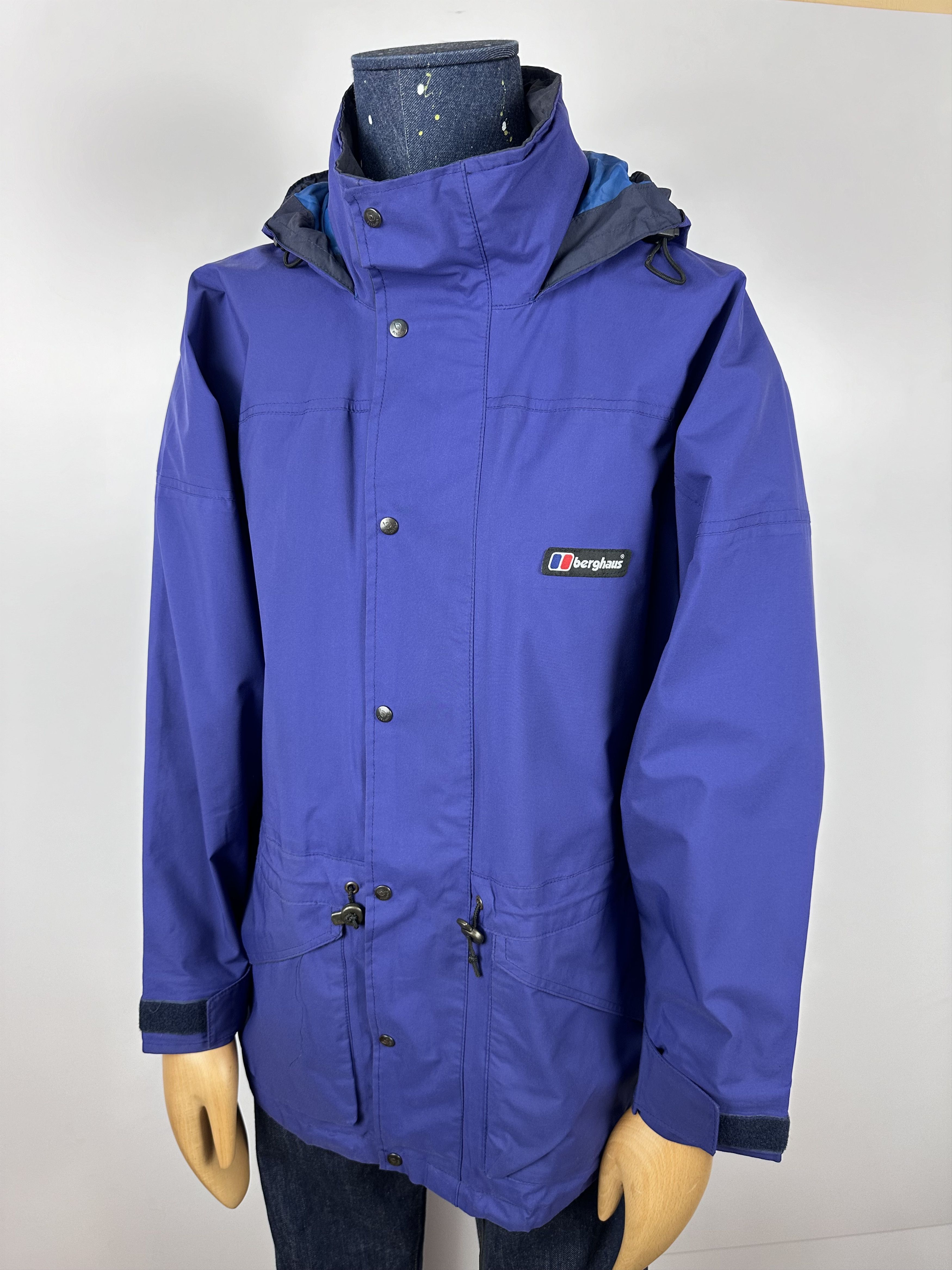 Outdoor Life Vintage Berghaus Gore Tex Waterproof Jacket Blue Size L Grailed