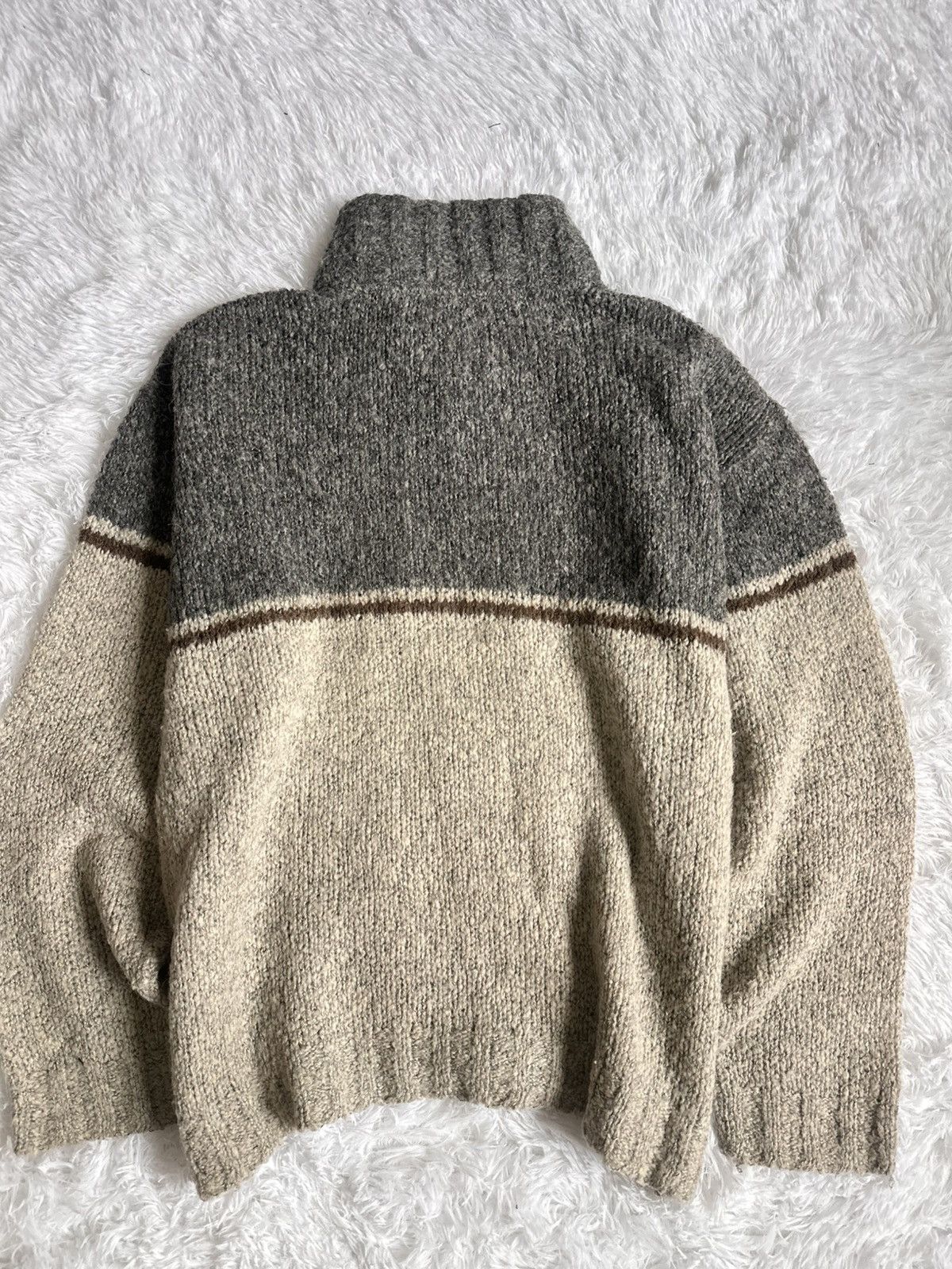 Giorgio Armani 90’s Armani Jeans Quater Zip Knitwear Size US XL / EU 56 / 4 - 10 Thumbnail