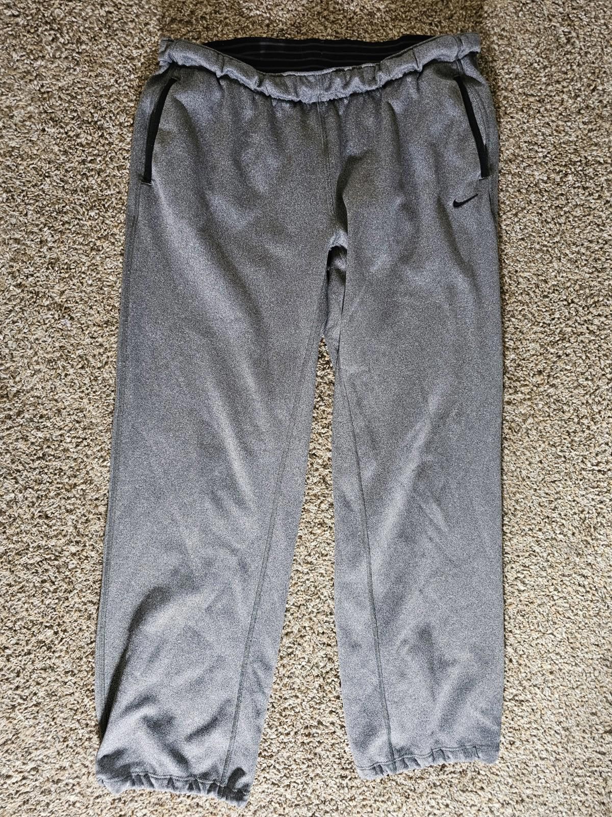Nike Nike Dri-Fit Gray Jogger Pants L Mens Athletic Sweatpants Size US 34 / EU 50 - 1 Thumbnail