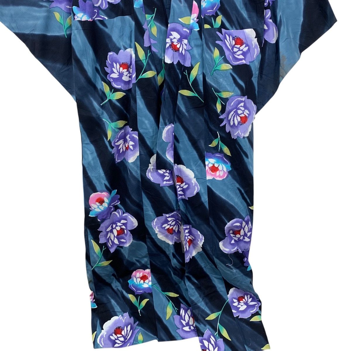 Vintage Vintage 70s KIMONO JAPAN BOLD FLORAL Pattern Traditional Size 3XL / US 20-22 - 4 Thumbnail