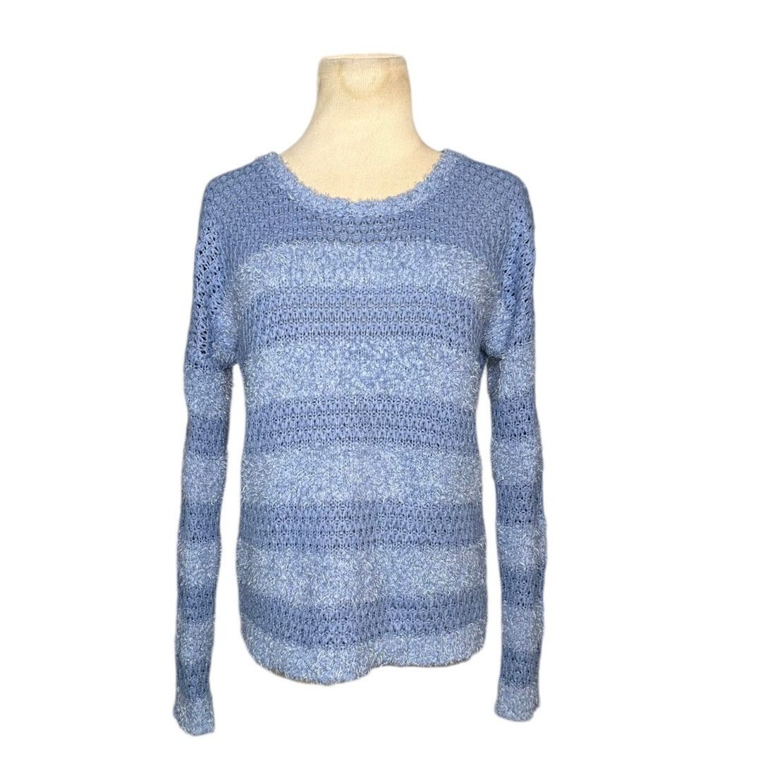Almost Famous Almost Famous blue stripes long sleeves sweater size Small Size S / US 4 / IT 40 - 1 Thumbnail