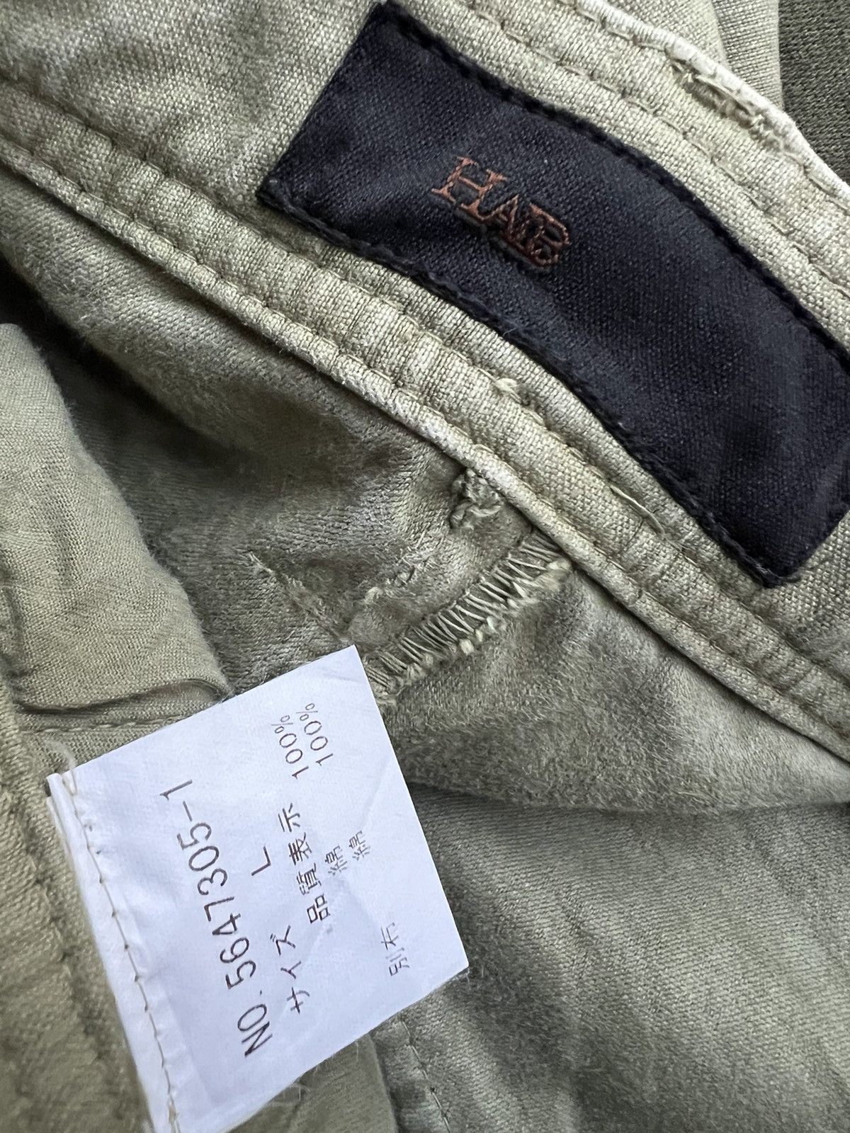 Kiminori Morishita HALB Japan Multi Pocket Fade Olive Green Trouser Pant Size US 32 / EU 48 - 21 Thumbnail