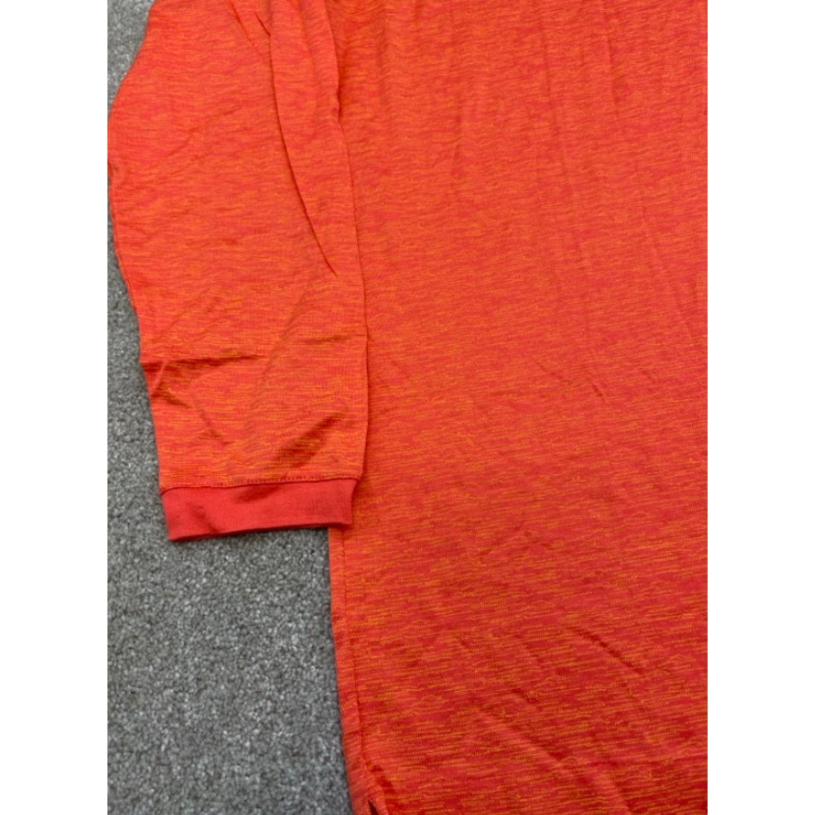 Vintage Tiger Woods Polo Shirt Tiger Woods Polo Shirt 198515 Men's Large Orange Long Sleeve Snaps Golf 5487 Size US L / EU 52-54 / 3 - 2 Thumbnail