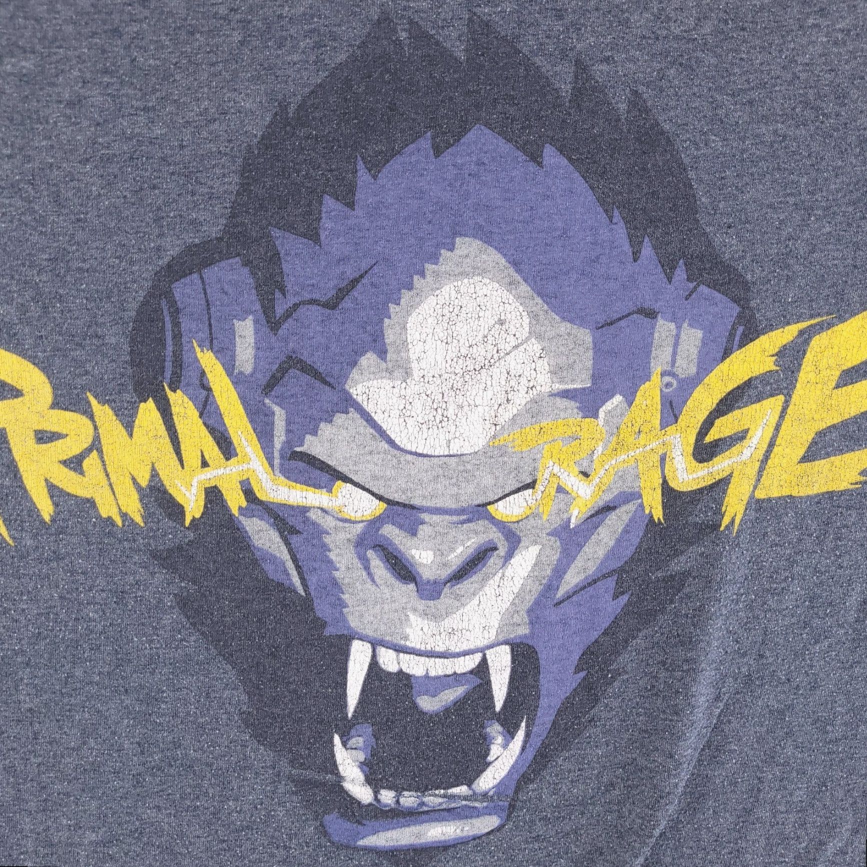 Vintage Loot Crate Shirt Mens Large Gray Overwatch Winston Primal Rage T-Shirt Size US L / EU 52-54 / 3 - 3 Thumbnail