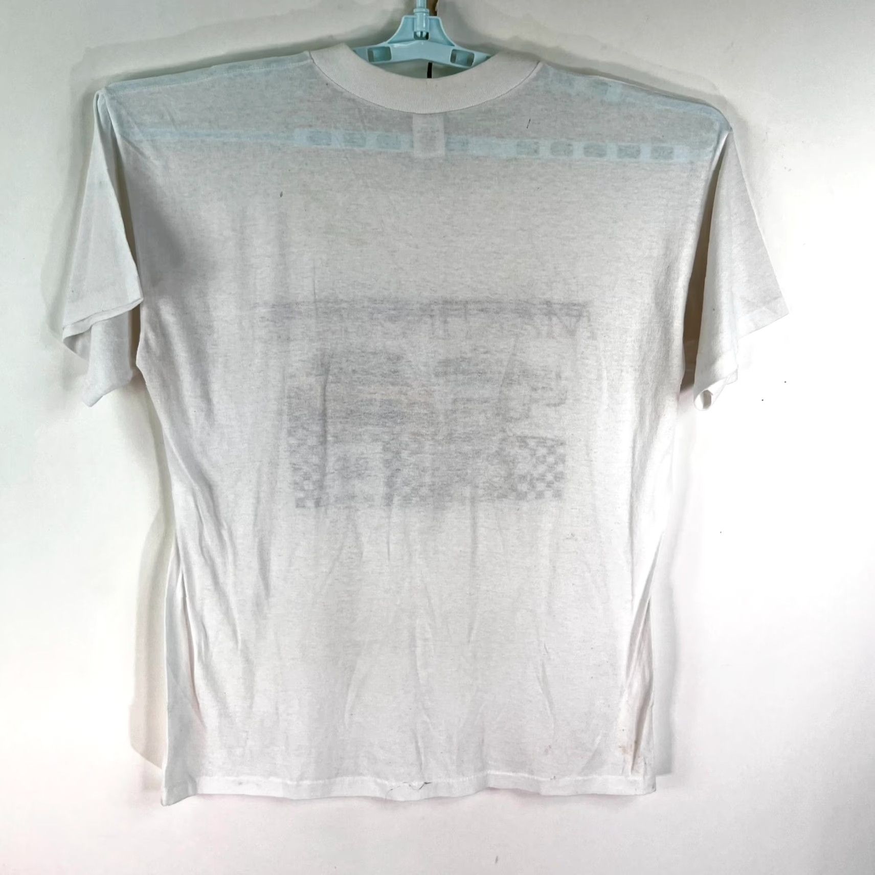 NASCAR VINTAGE 1988 Martinsville NASCAR T-Shirt Mens Size L White Graphic Tee Size US L / EU 52-54 / 3 - 5 Thumbnail