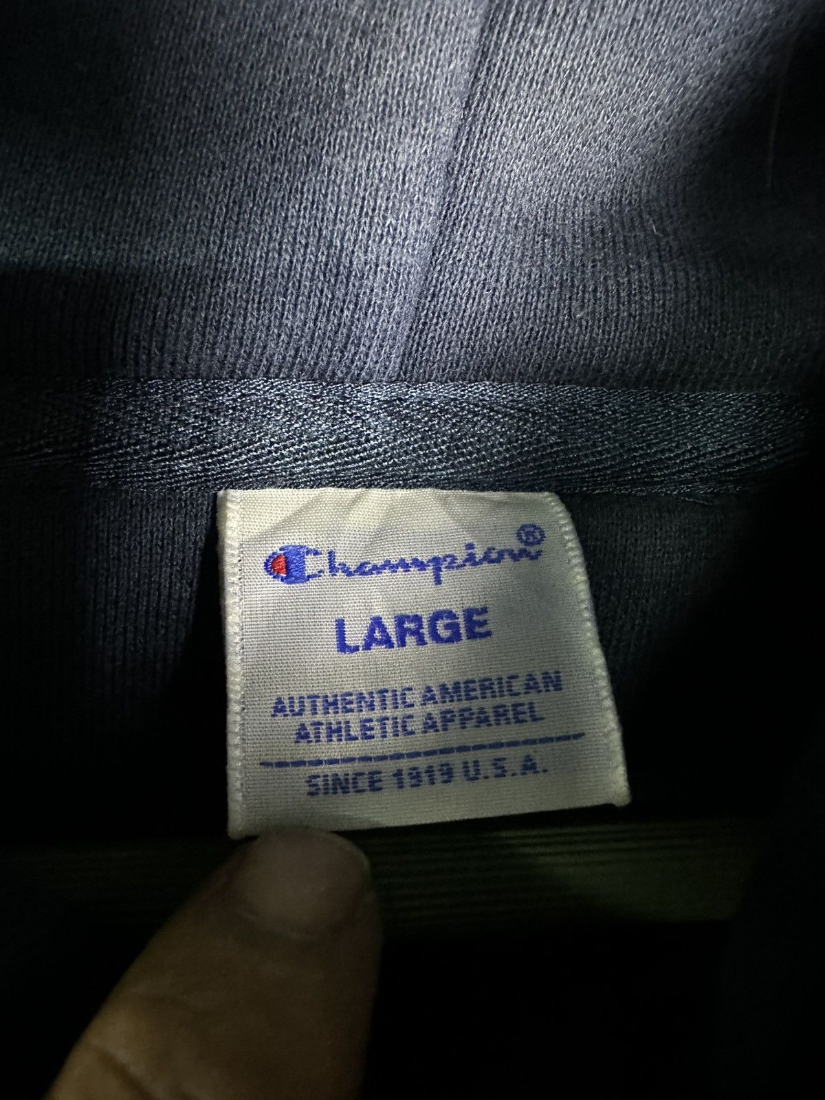 Champion Y2k Champion Crazy Sun Faded Carpet Logo Hoodie Z428 Size US L / EU 52-54 / 3 - 9 Thumbnail