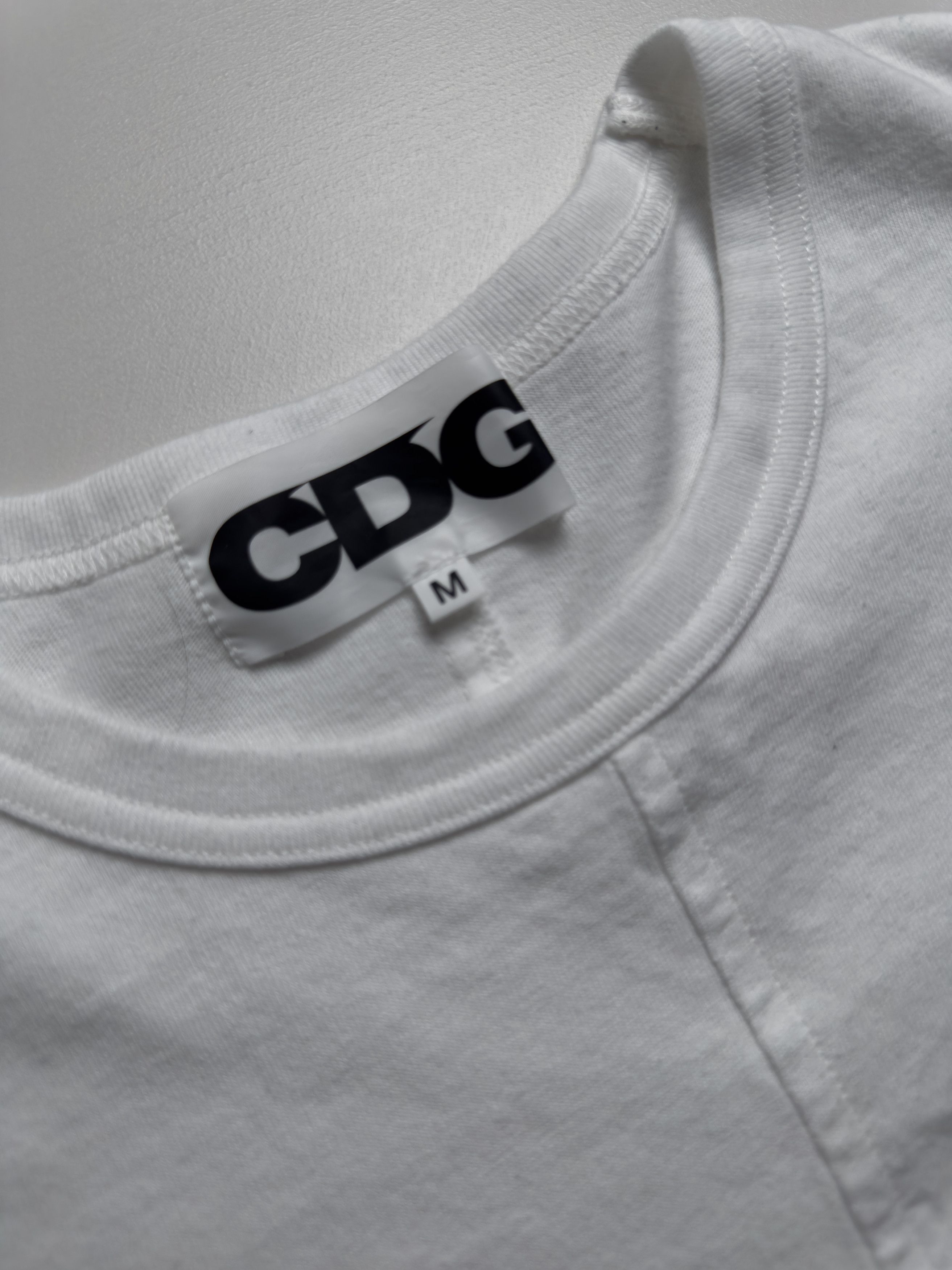 Comme des Garcons CDG White T-shirt Size US M / EU 48-50 / 2 - 4 Thumbnail