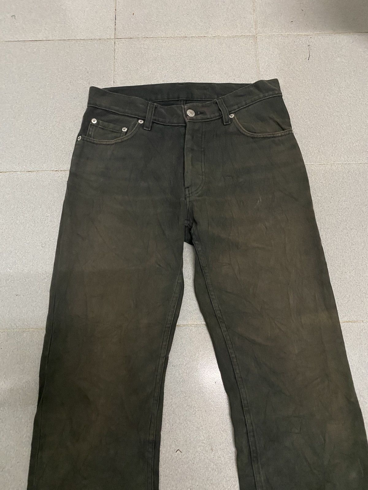 Helmut Lang black sunfaded 1998 helmut lang denim Size US 30 / EU 46 - 3 Thumbnail