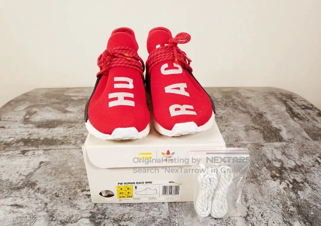 Pharrell Adidas x Pharrell Human Race NMD. Size US 9.5 / EU 42-43 - 6 Thumbnail