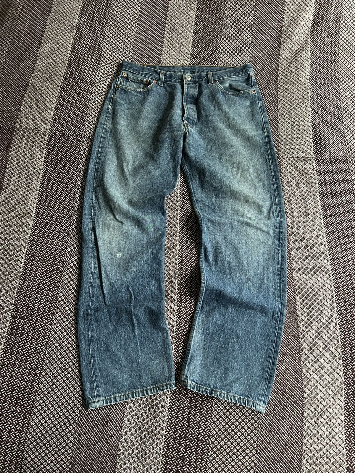 Levi's Vintage Levis 501 USA Denim Jeans Washed Streetwear W36 L32 Size US 36 / EU 52 - 6 Thumbnail