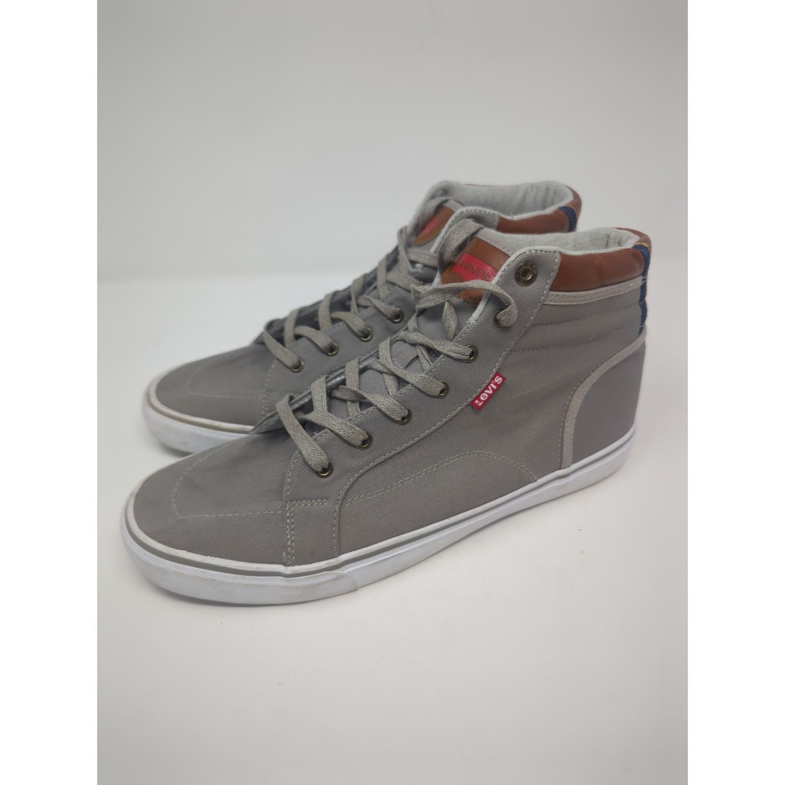 Levi's LEVI’S High Top Lace Mens Sneakers Khaki Color Size 10.5 Size US 10.5 / EU 43-44 - 1 Thumbnail