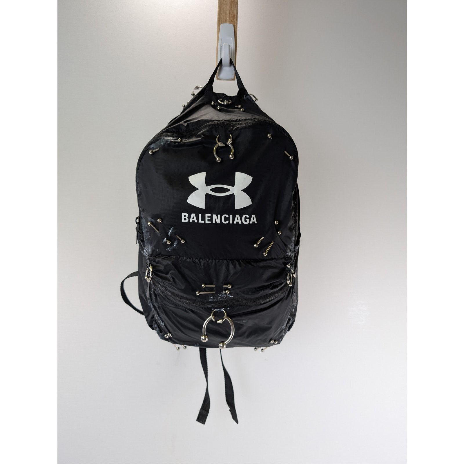 Balenciaga × Under Armour o1rshd1 Size: OS / Backpack Invisible Ripst in Black Size ONE SIZE - 1 Thumbnail