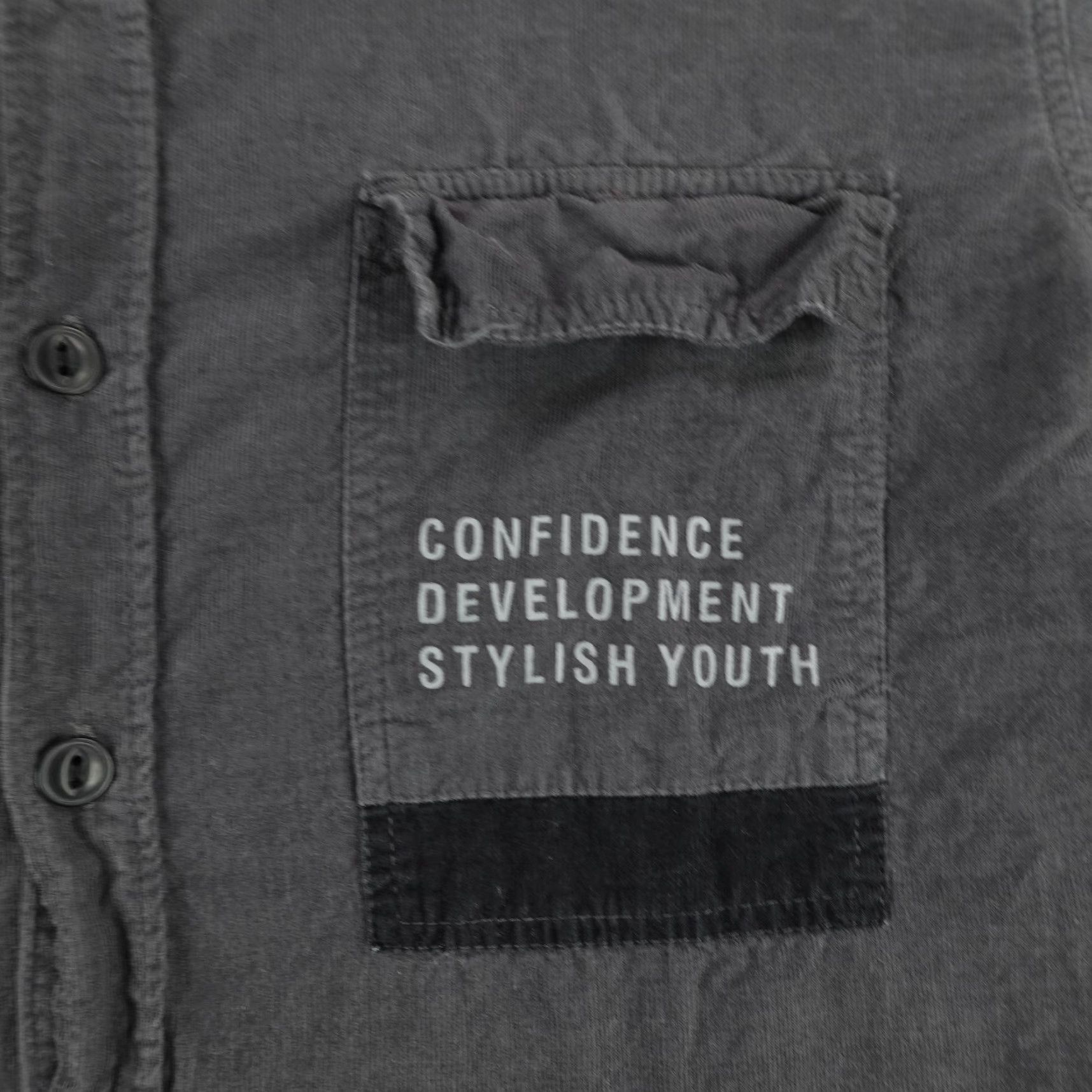 G-Star VINTAGE G-Star Raw Corduroy Shirt Mens Large Gray Long Sleeve Button-Up Casual Size US L / EU 52-54 / 3 - 3 Thumbnail