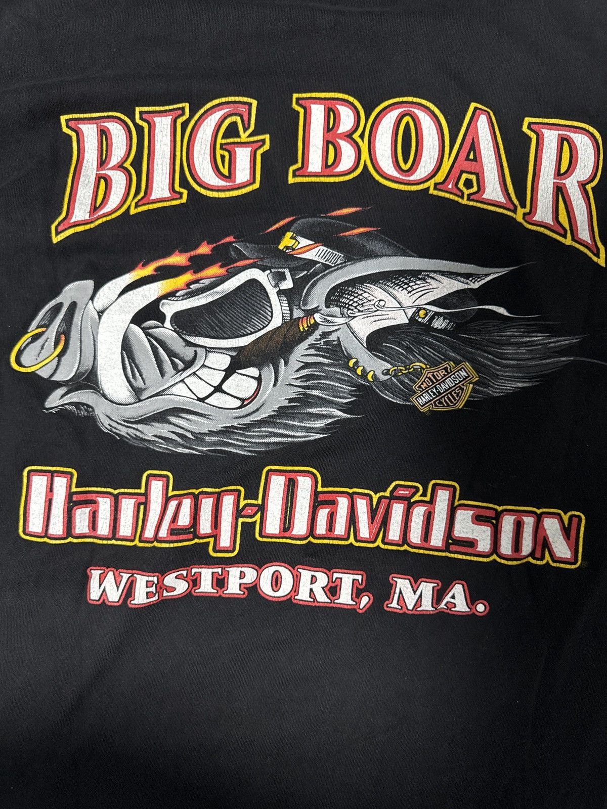 Harley Davidson × Vintage 1999 Harley Tee Beefy Hanes Size US L / EU 52-54 / 3 - 4 Thumbnail