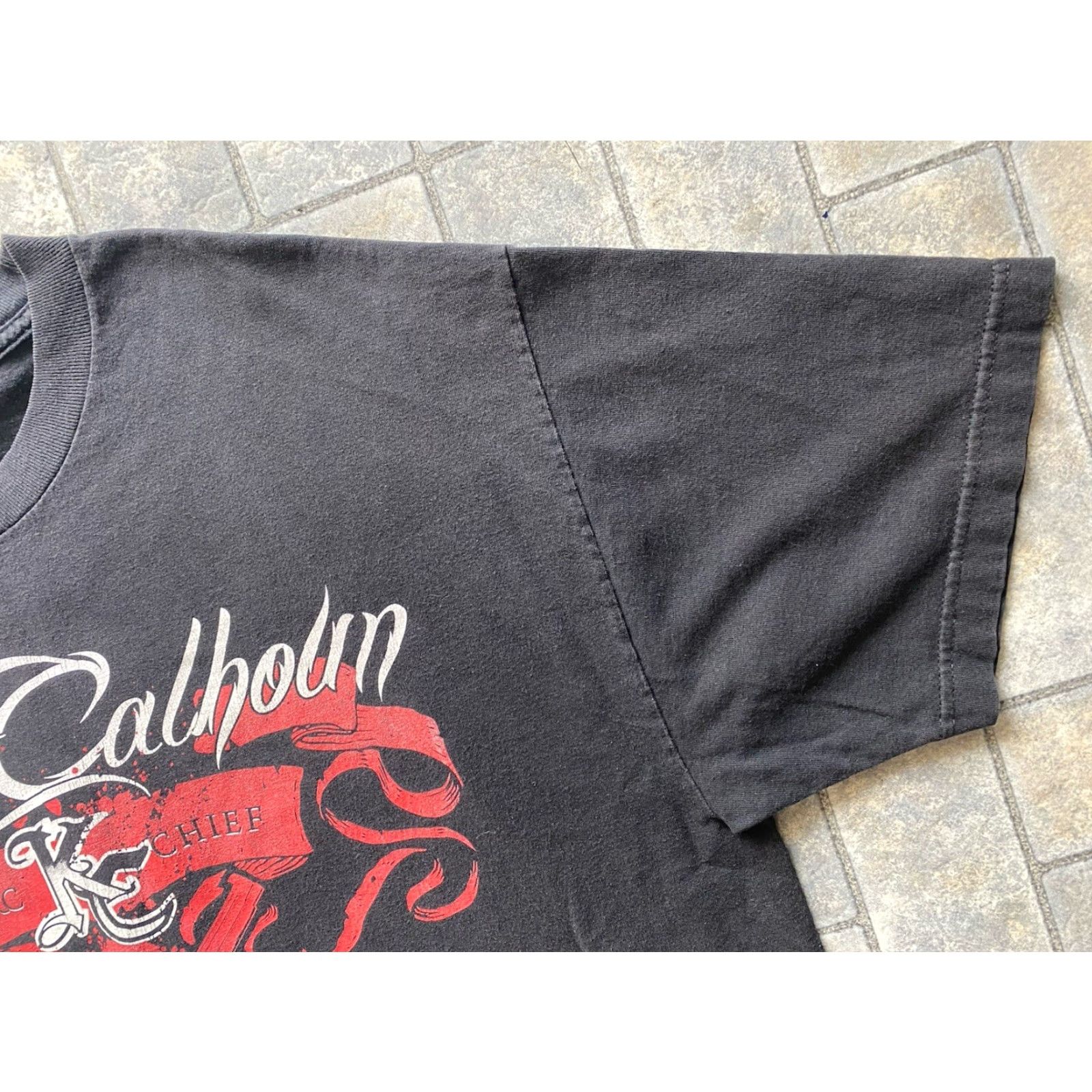 Vintage Kutt Calhoun The KC Chief Strange Music T Shirt Mens XL Alstyle Black Flaws Wear Finish Size US XL / EU 56 / 4 - 4 Thumbnail
