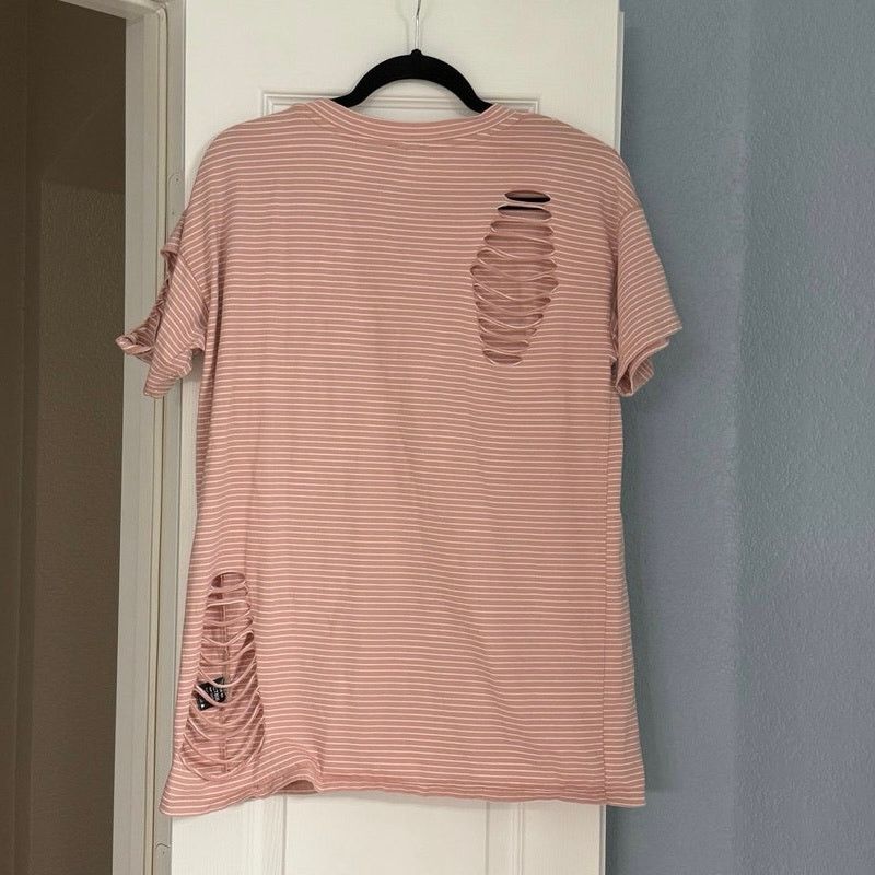 Other POL Distressed Striped Tee Size S / US 4 / IT 40 - 3 Thumbnail