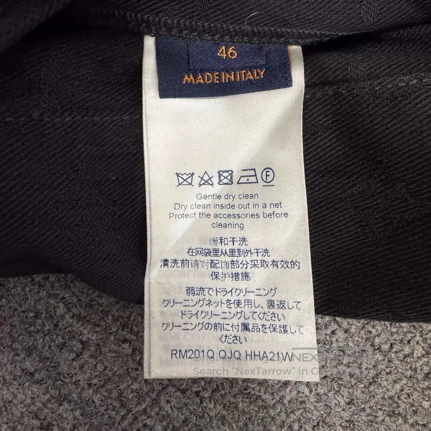 Louis Vuitton Black Denim Jacket - Size S. Size US S / EU 44-46 / 1 - 6 Thumbnail