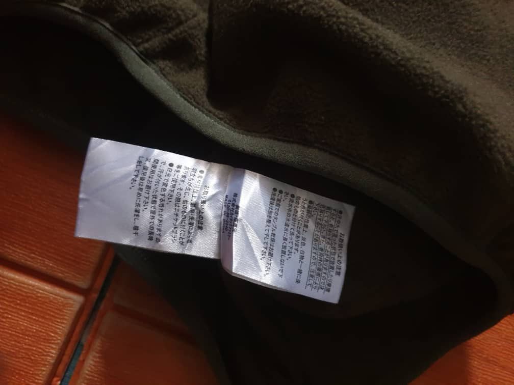 Japanese Brand Gerry green colour hiking single pocket fleece sweatshirt Size US L / EU 52-54 / 3 - 4 Thumbnail